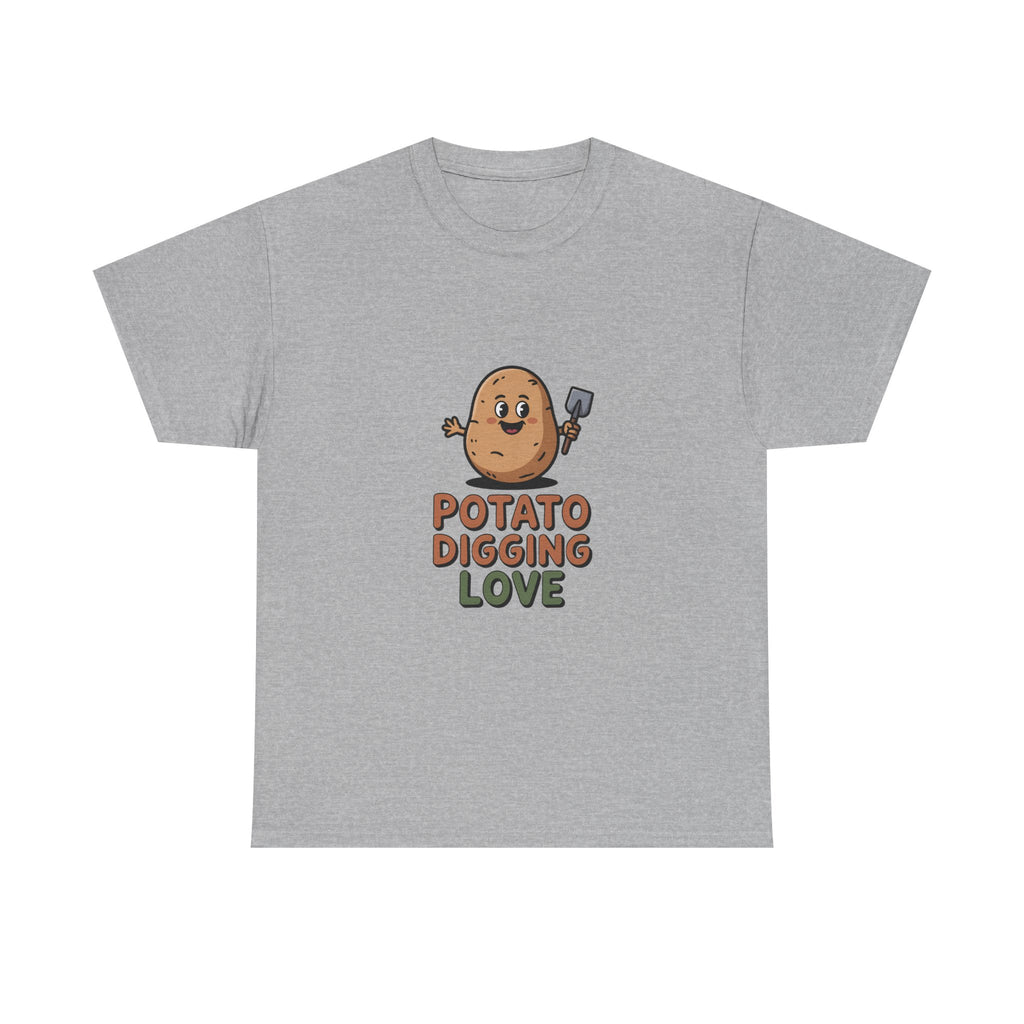 T-Shirt — "Potato Digging Love" Cute Gardening Veggie Tee