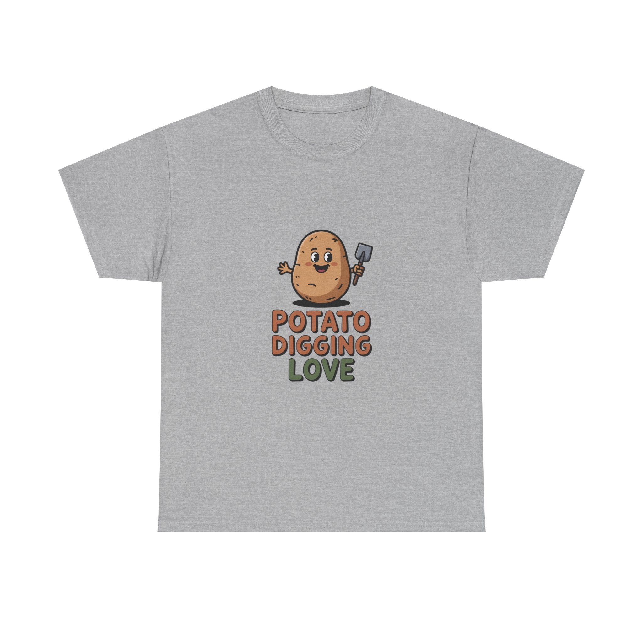 T-Shirt — "Potato Digging Love" Cute Gardening Veggie Tee