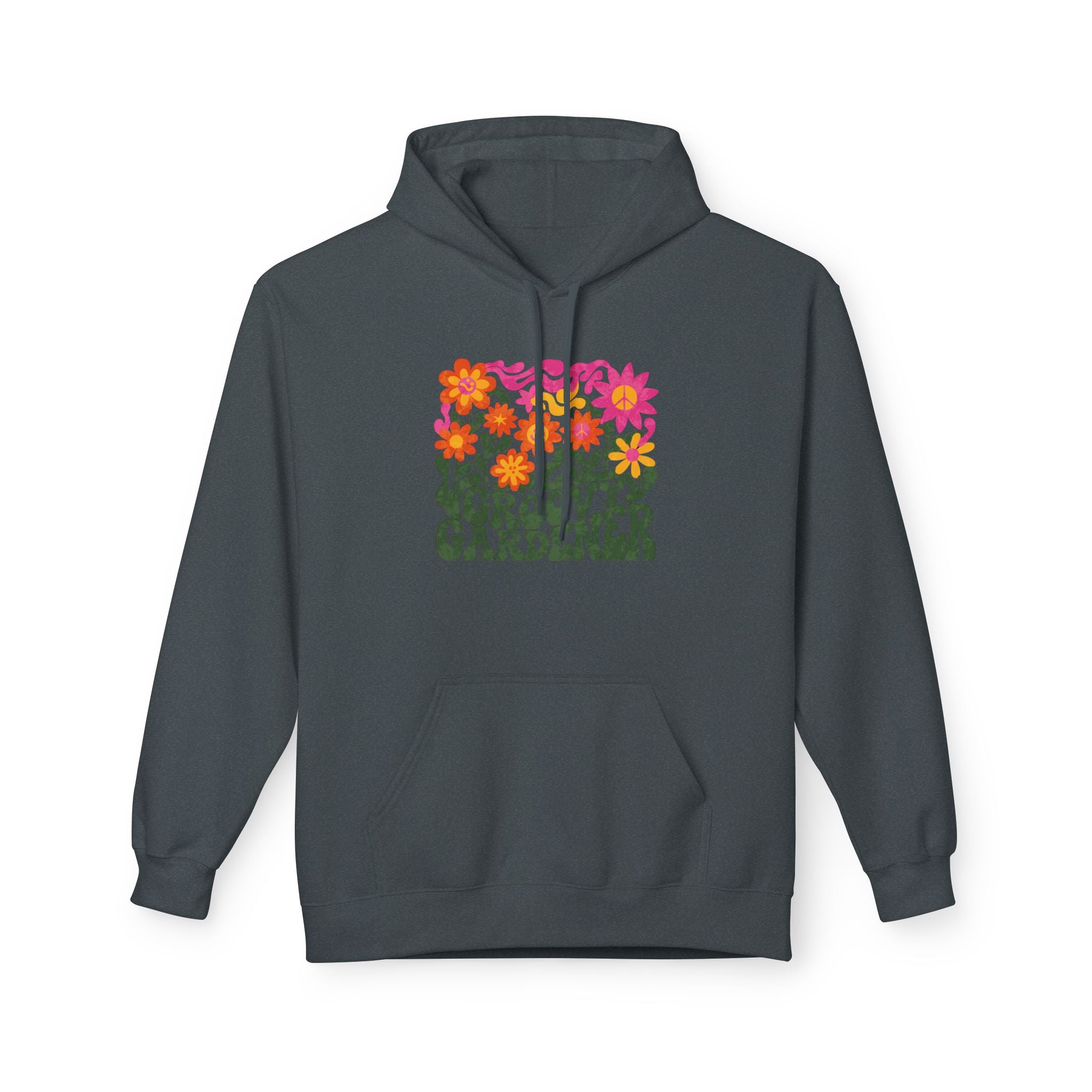 Gardener Hoodie – Retro Floral “Groovy Gardener” Pullover