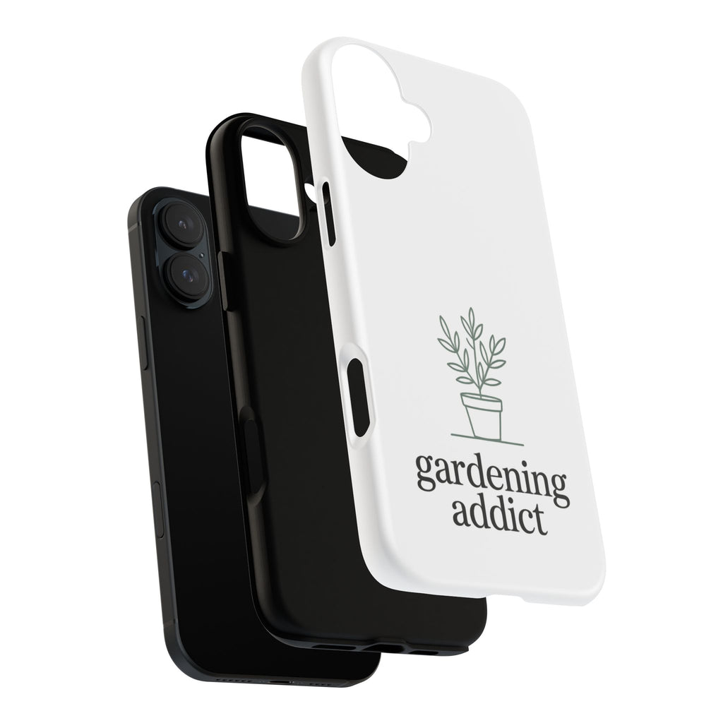 Phone Case — 'gardening addict' Minimal Plant Design