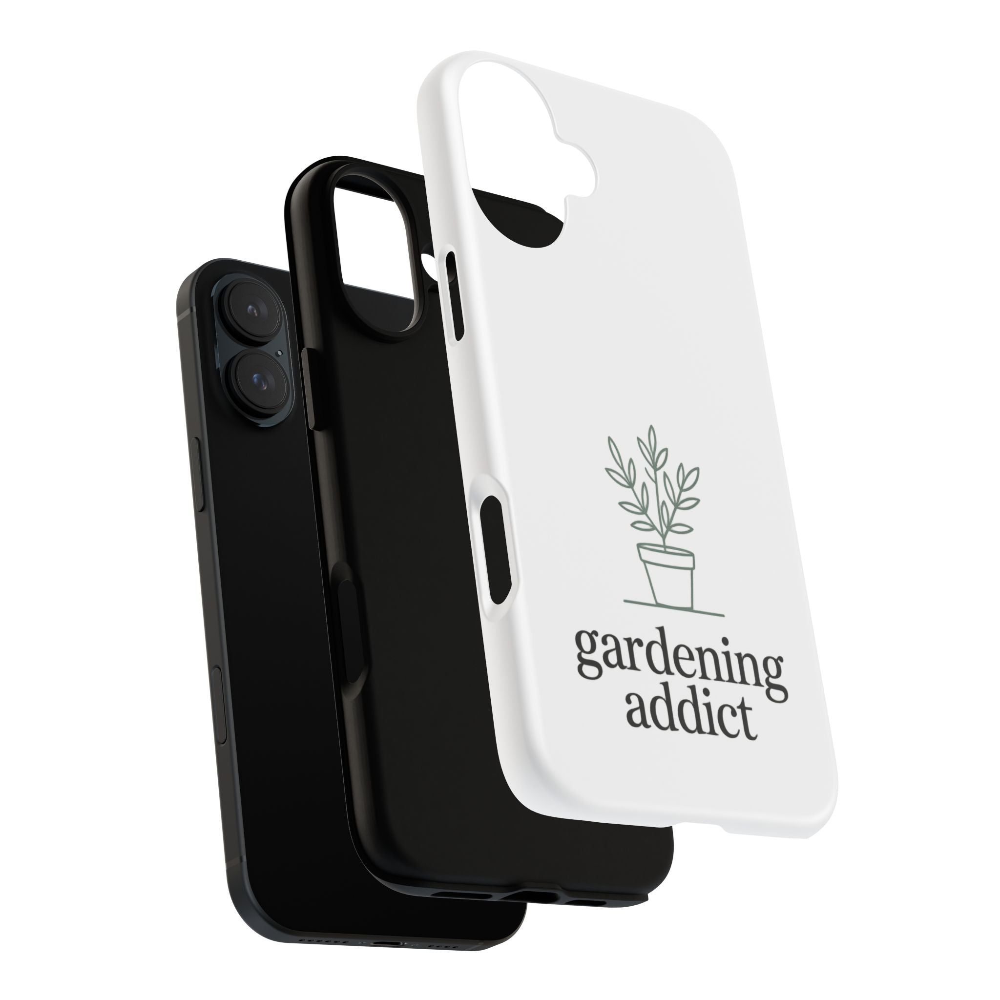 Phone Case — 'gardening addict' Minimal Plant Design