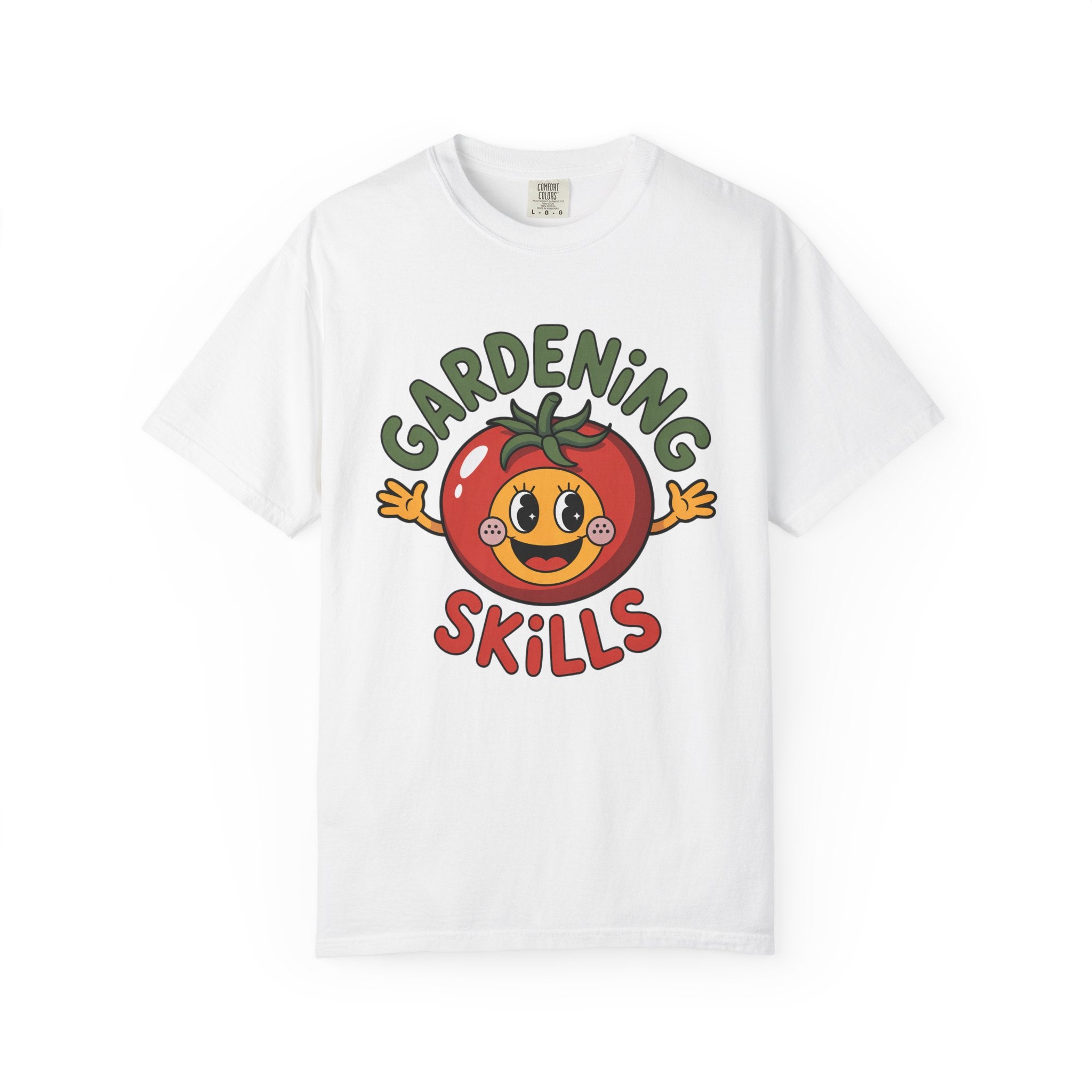 Gardening Skills T-Shirt — Cute Tomato Garden Graphic Tee for Plant Lovers