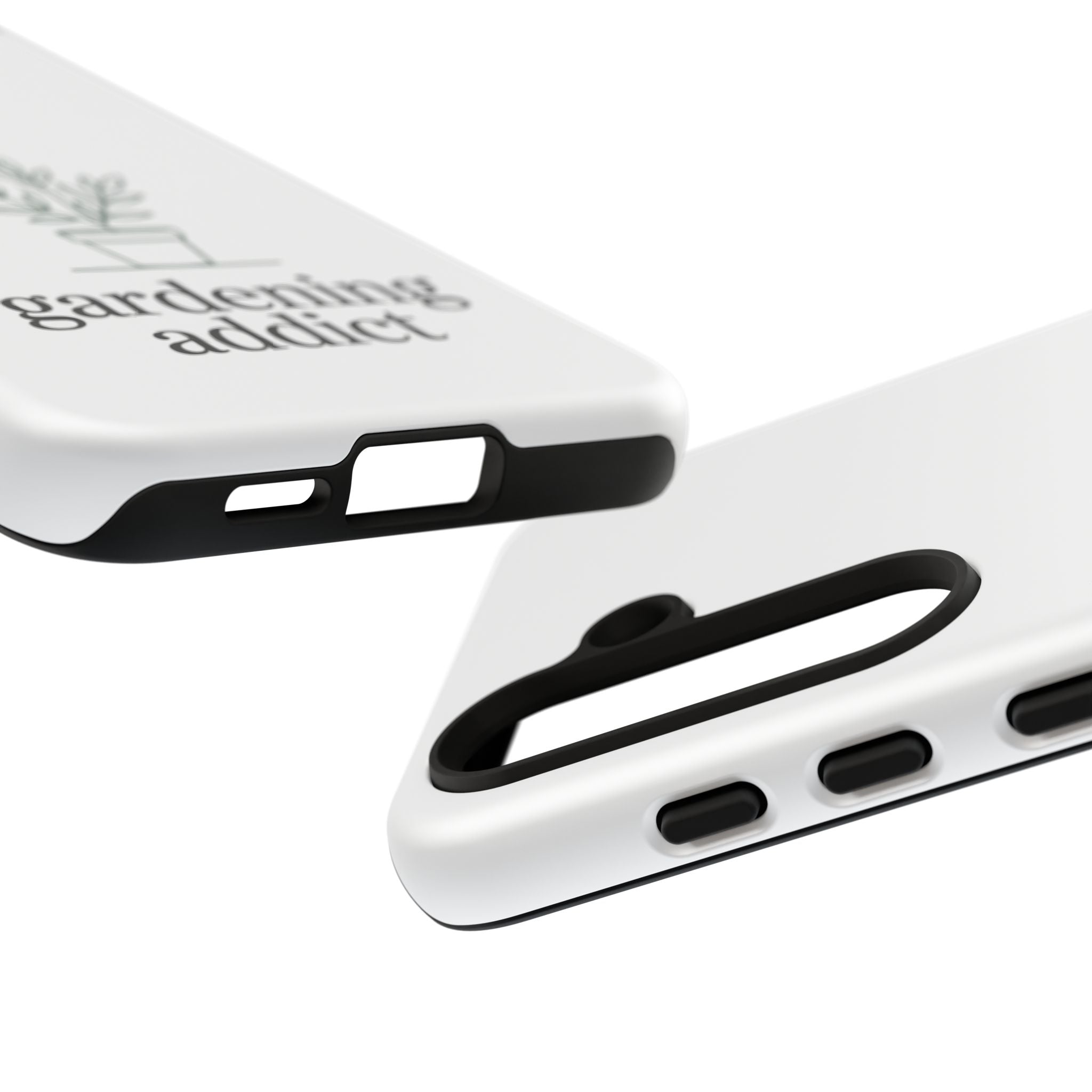 Phone Case — 'gardening addict' Minimal Plant Design