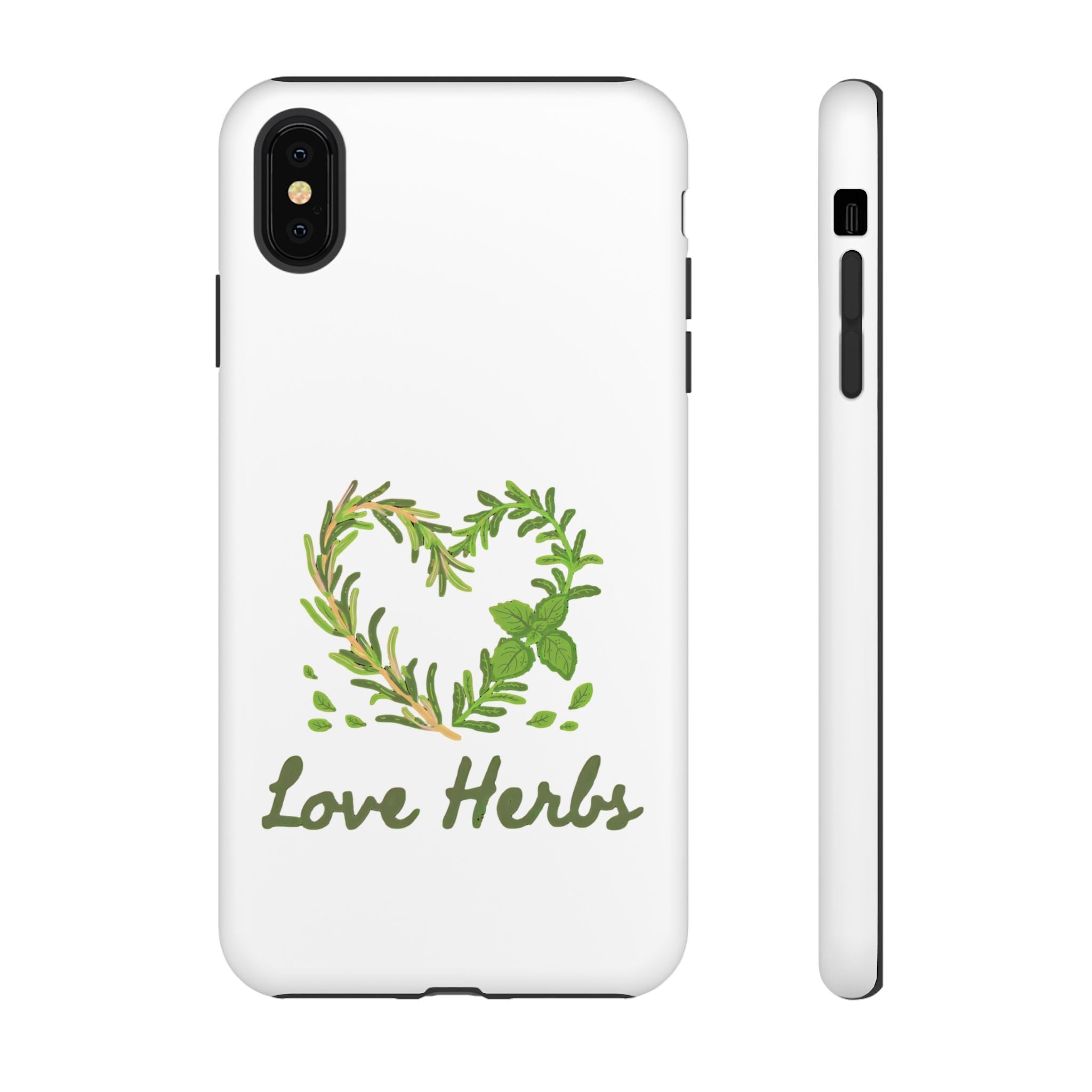 Herb Heart Phone Case - "Love Herbs" Botanical iPhone Cover