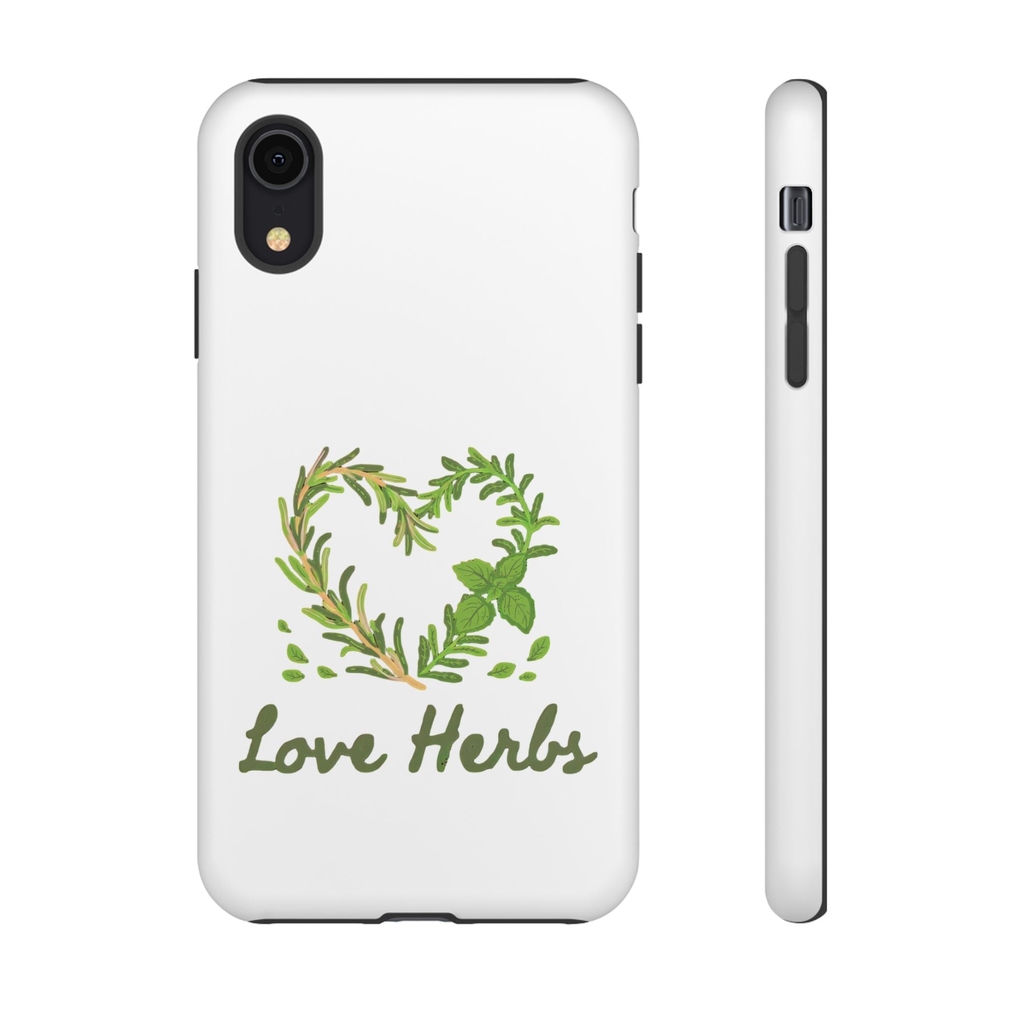 Herb Heart Phone Case - "Love Herbs" Botanical iPhone Cover