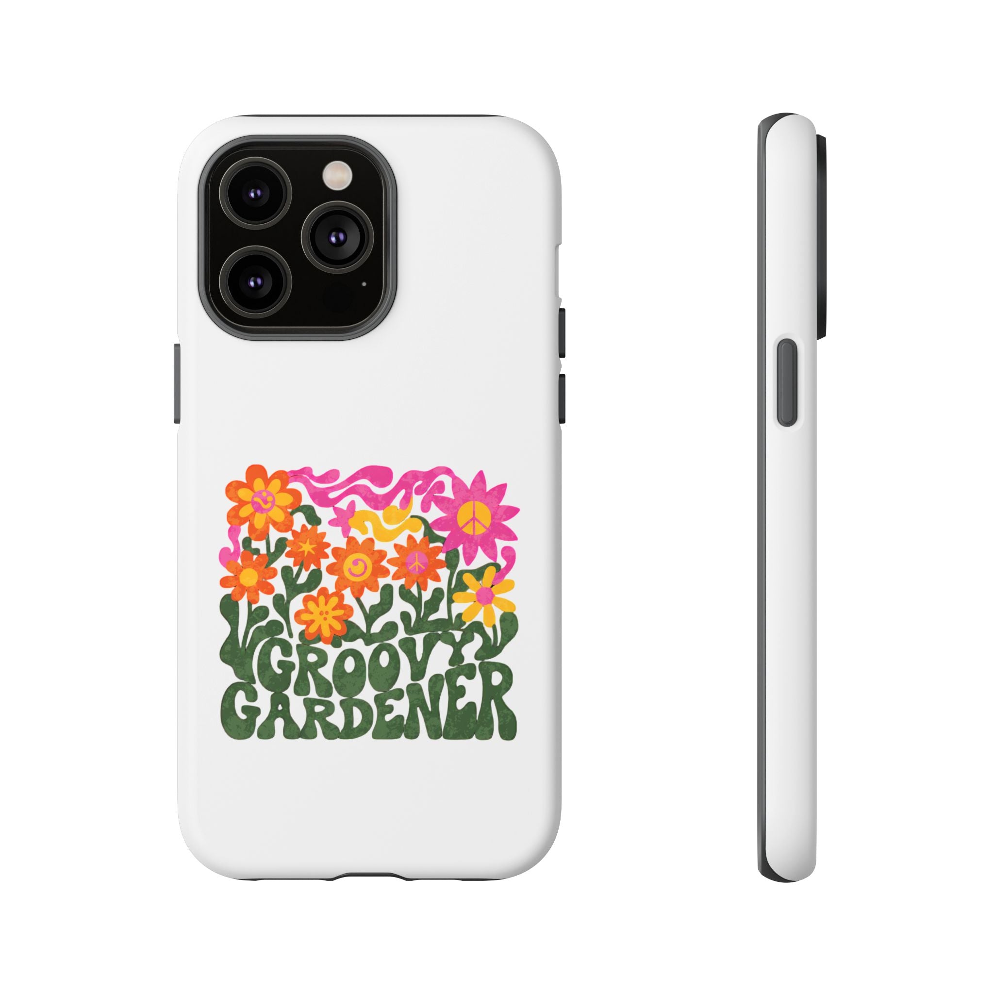 Groovy Gardener Phone Case - Retro Floral iPhone Cover