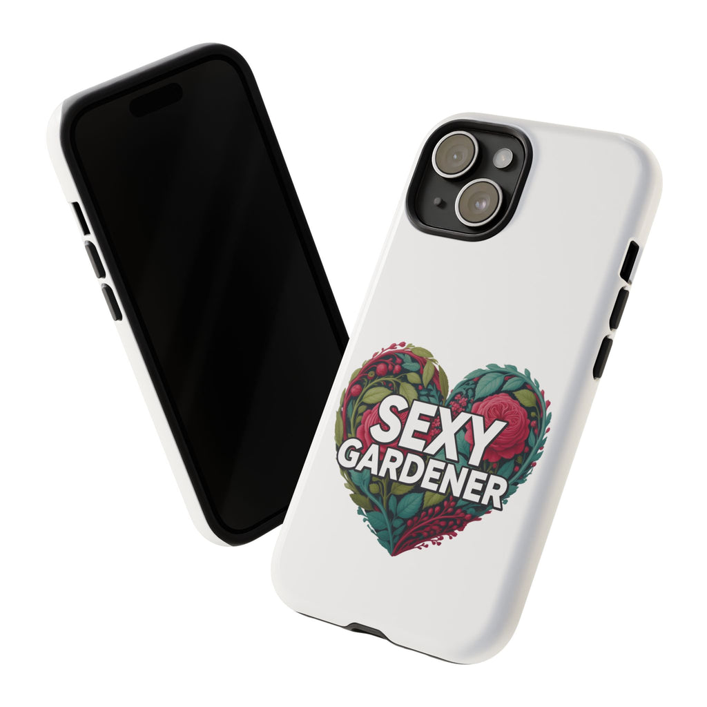 Sexy Gardener Phone Case — Floral Heart Garden Lover Tough Case