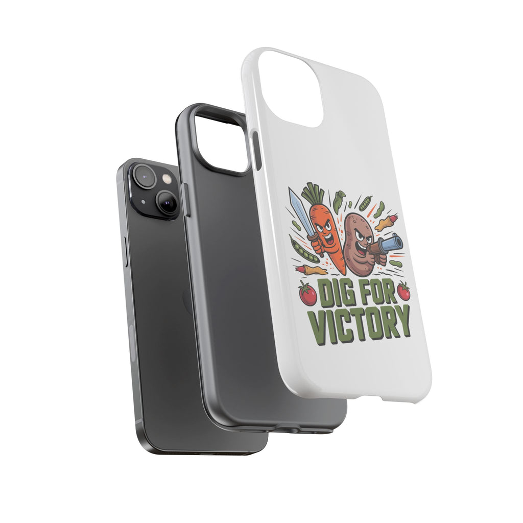 Phone Case — 'Dig For Victory' Veggie Combat Garden Design