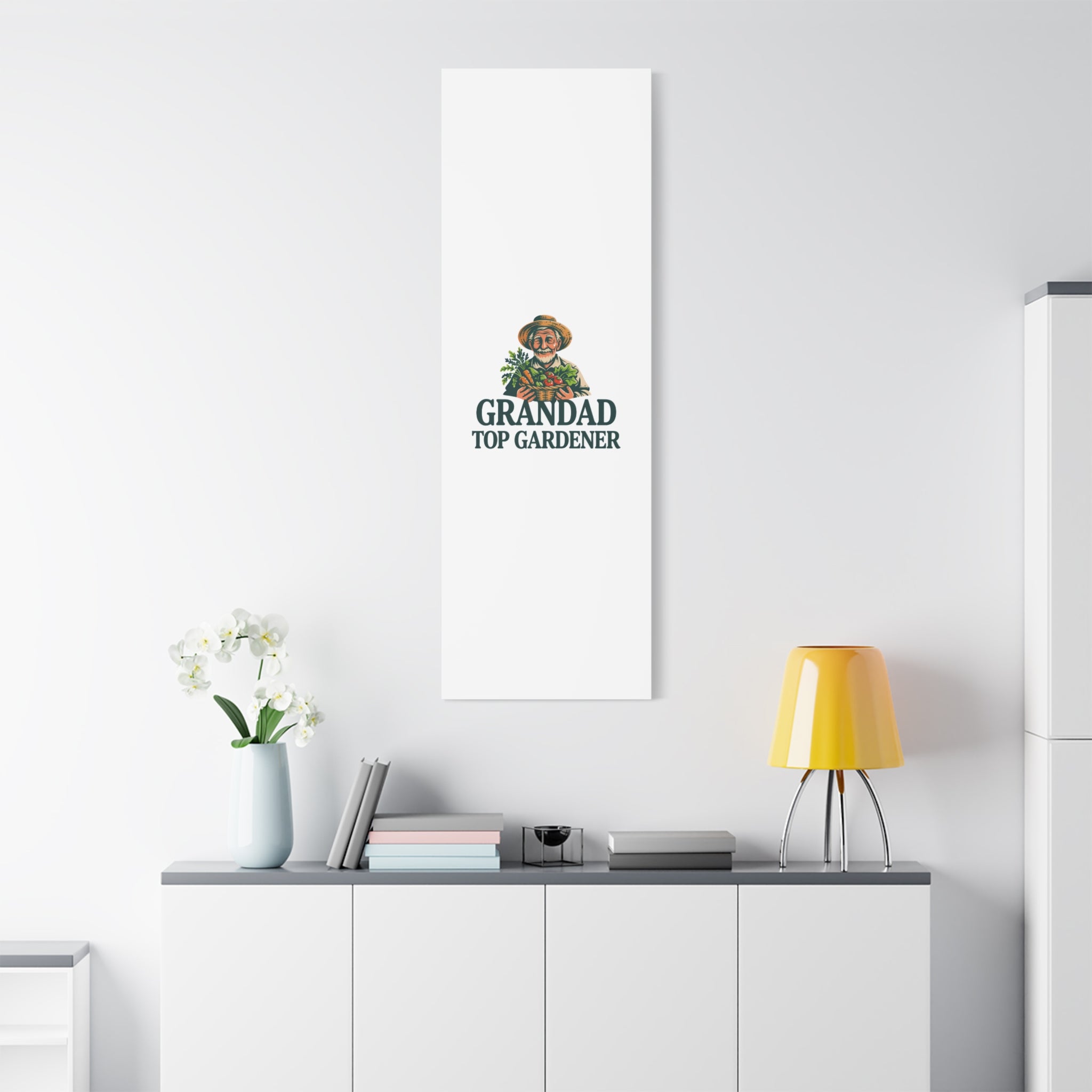 Grandad Top Gardener Canvas – Stretched Matte Wall Art