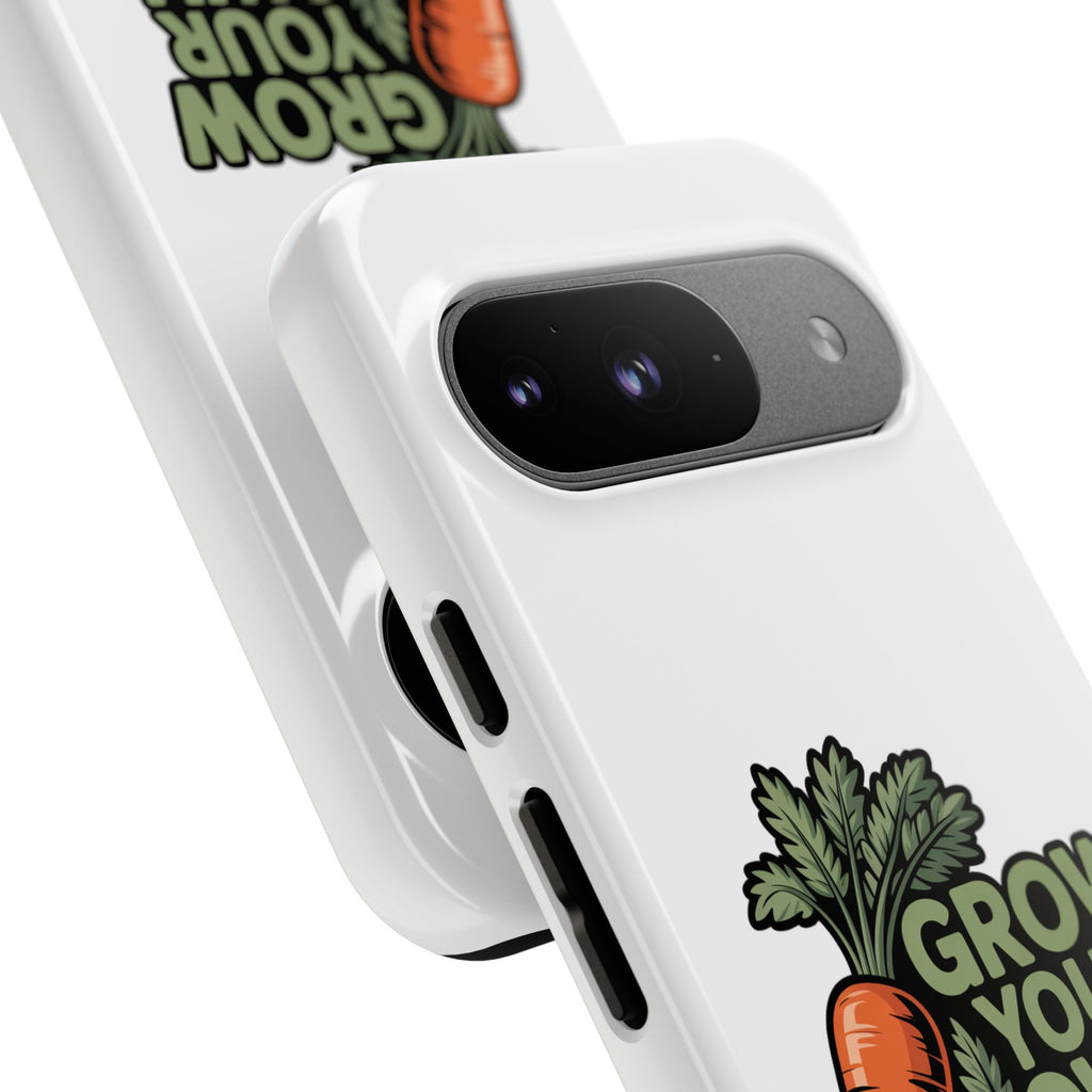 Grow Your Own Vegetables Phone Case — Gardening Carrot Potato Tomato Design