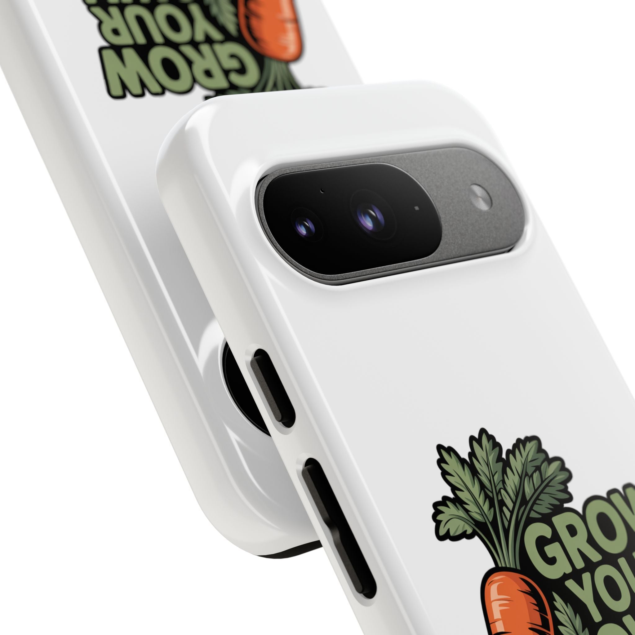 Grow Your Own Vegetables Phone Case — Gardening Carrot Potato Tomato Design