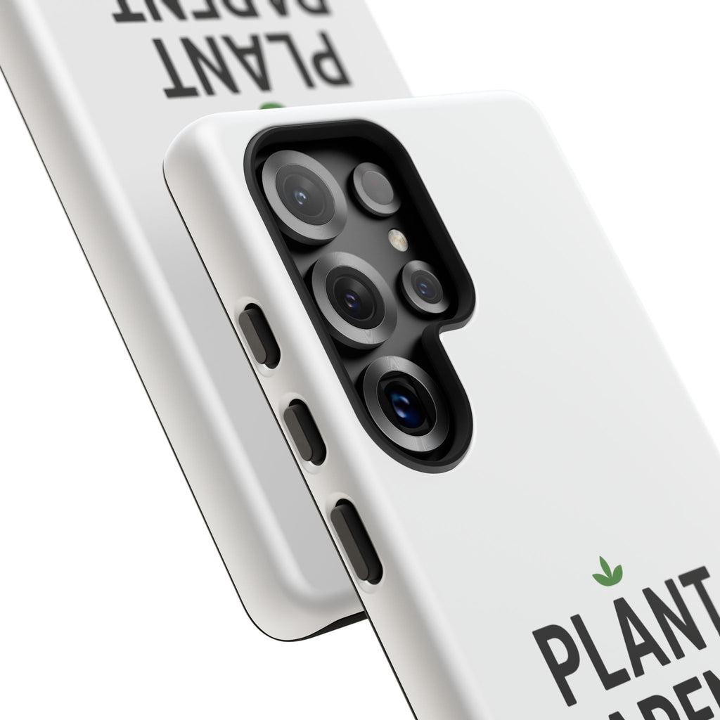 Plant Parent Tough Phone Case – Minimalist Plant Lover Protective Cover