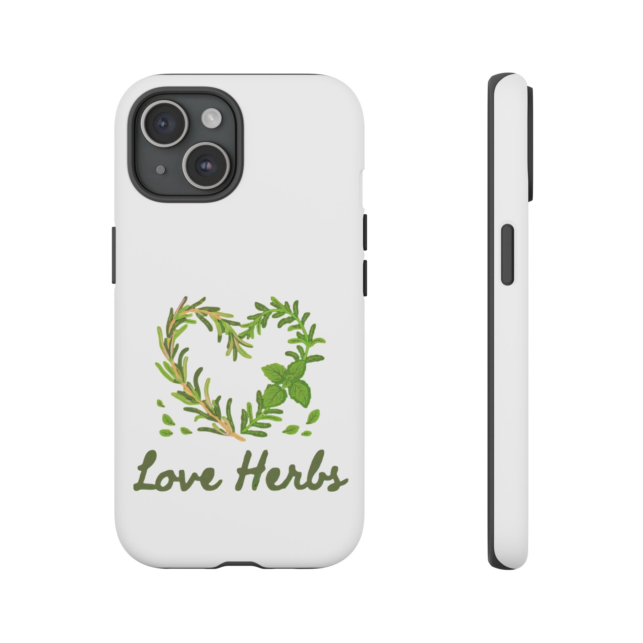 Herb Heart Phone Case - "Love Herbs" Botanical iPhone Cover