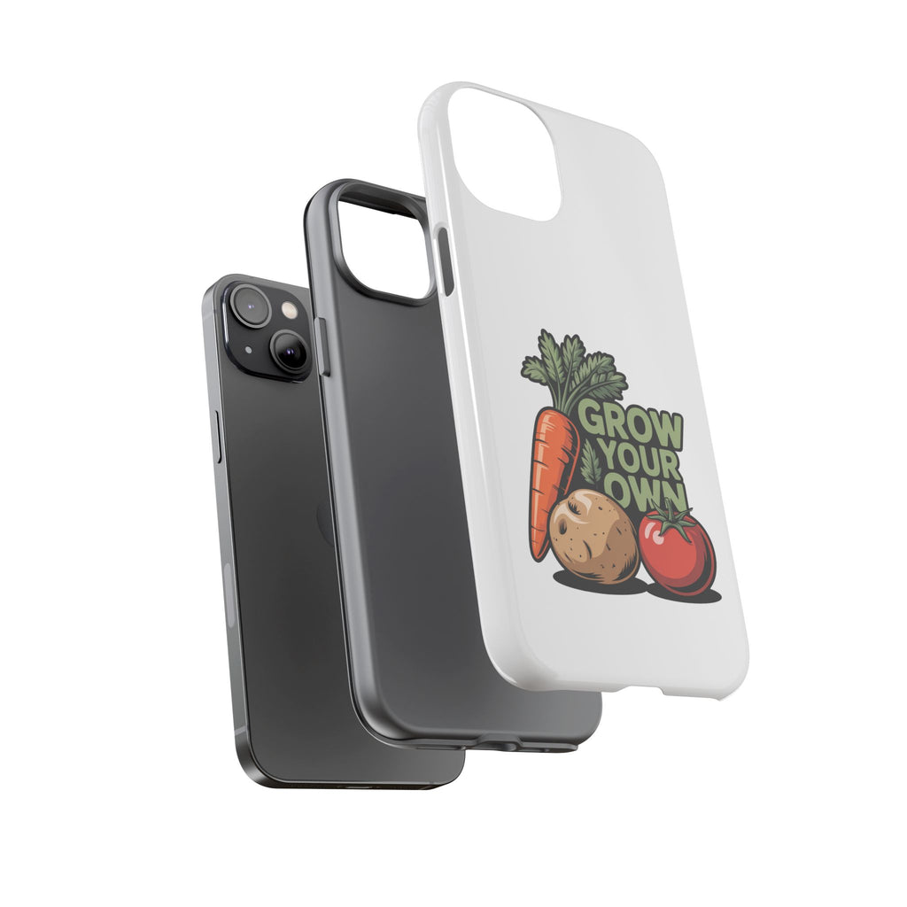 Grow Your Own Vegetables Phone Case — Gardening Carrot Potato Tomato Design