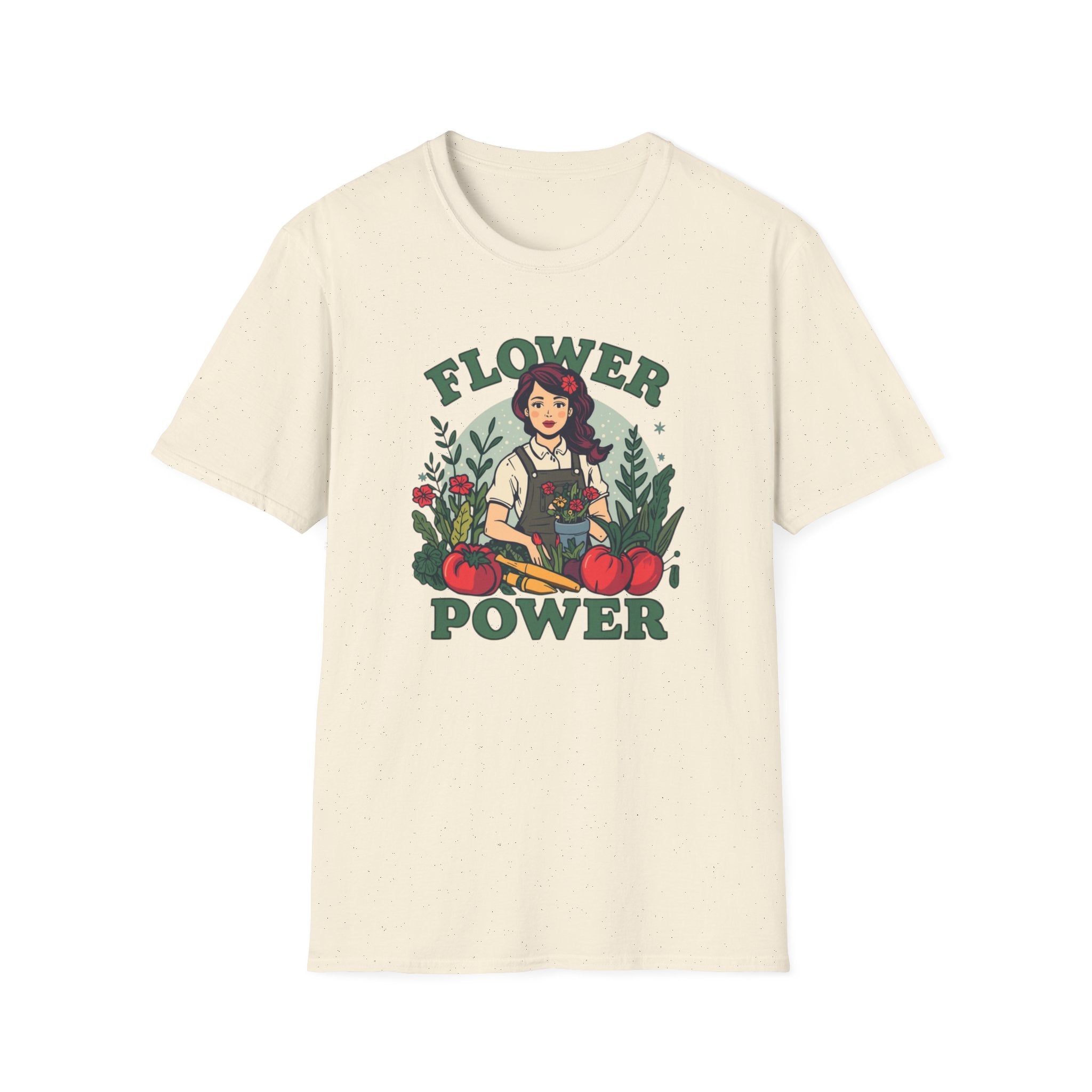 Flower Power T-Shirt — Retro Floral Graphic Tee