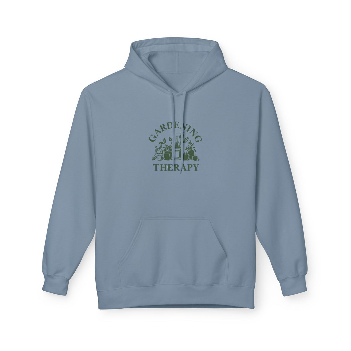 Gardening Therapy Hoodie — 'Gardening Therapy' Floral Graphic Hoodie