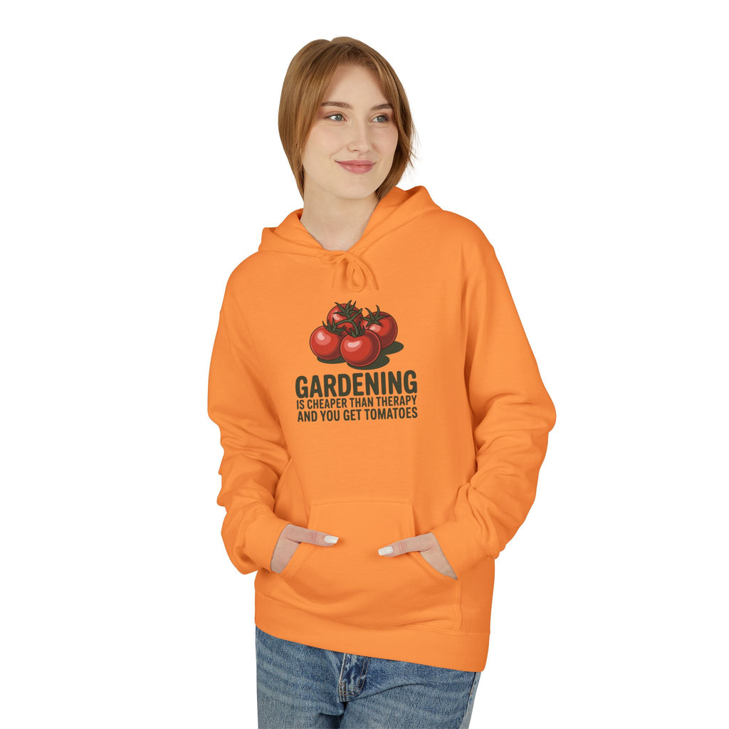 Gardening Is Cheaper Than Therapy Hoodie – Funny Tomato Gardeners Pullover