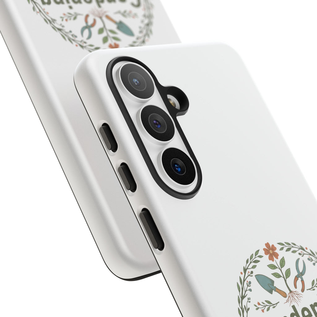 Phone Case — Gardening Addict "Plant • Grow • Repeat" Floral Garden Phone Cover