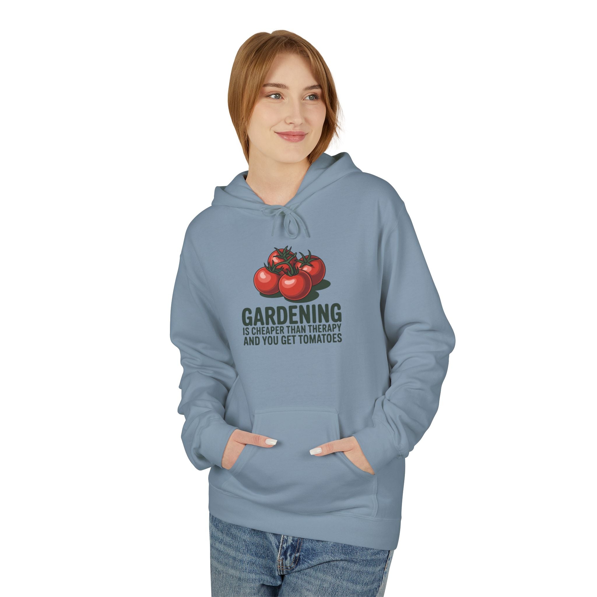 Gardening Is Cheaper Than Therapy Hoodie – Funny Tomato Gardeners Pullover