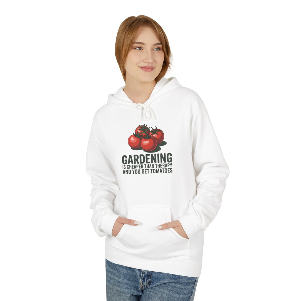 Gardening Is Cheaper Than Therapy Hoodie – Funny Tomato Gardeners Pullover
