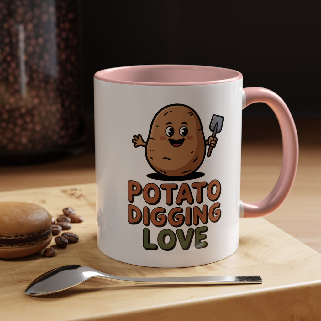 Potato Digging Love Coffee Mug — Cute Gardening Mug (11/15oz)