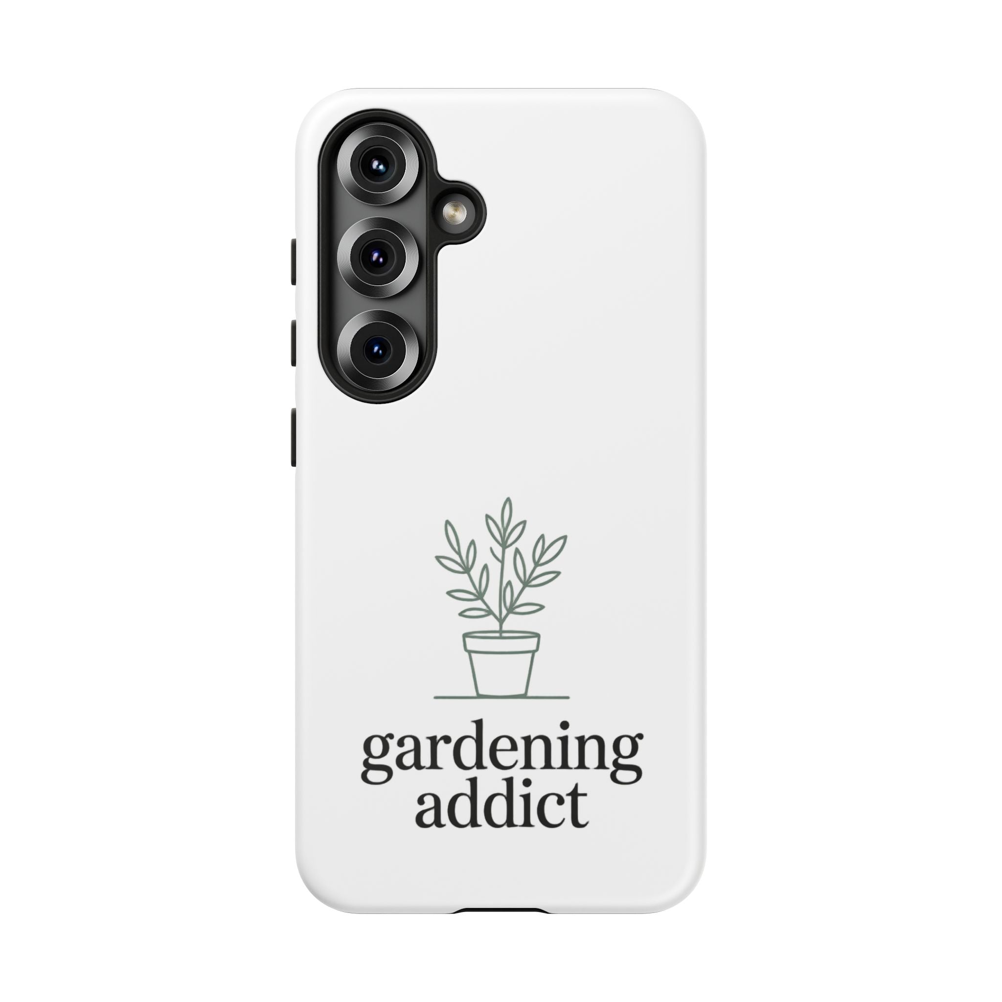 Phone Case — 'gardening addict' Minimal Plant Design
