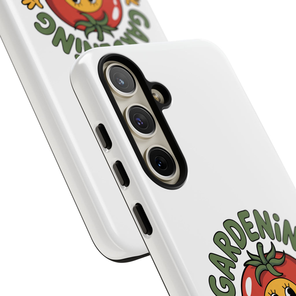 Gardening Skills Phone Case — Cute Tomato Plant Lover Protective Cover