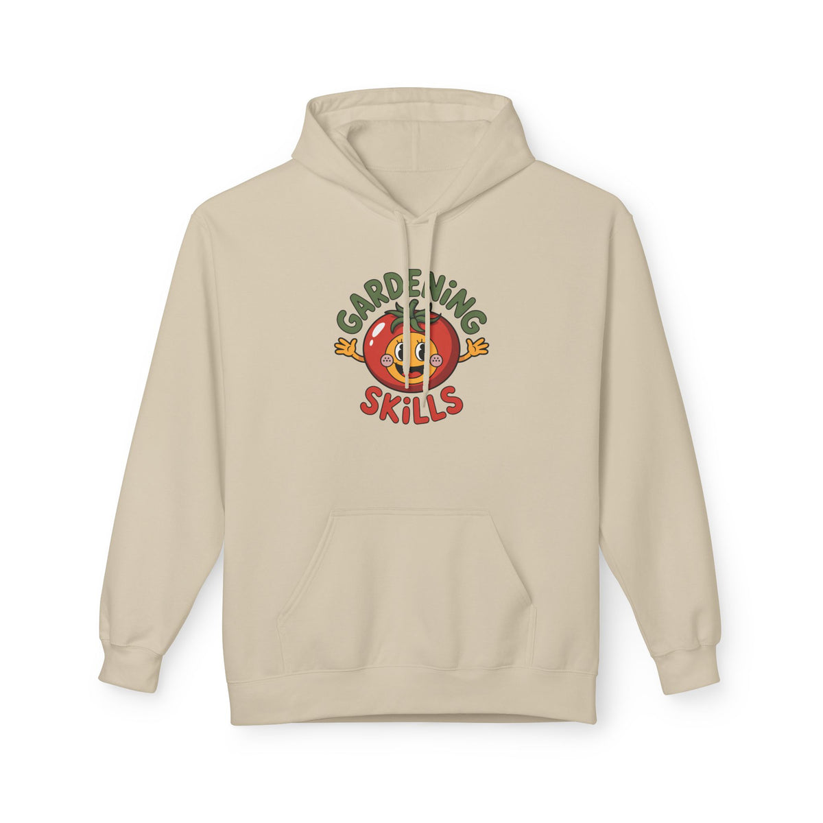 Gardening Skills Hoodie — Cute Tomato Illustration Gardeners Gift