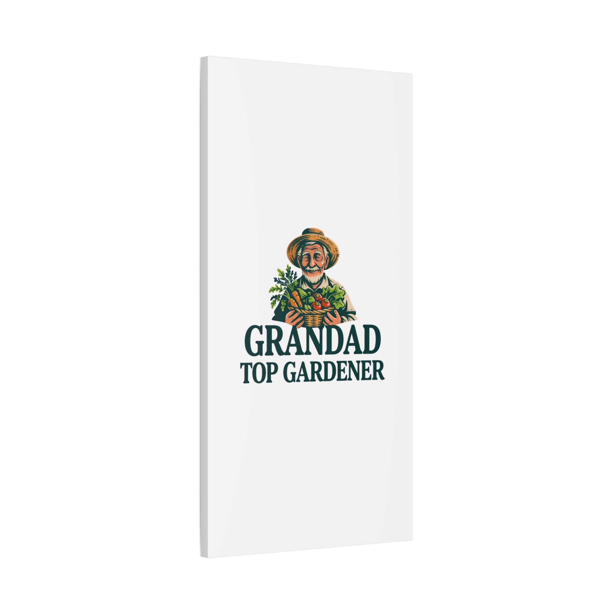 Grandad Top Gardener Canvas – Stretched Matte Wall Art