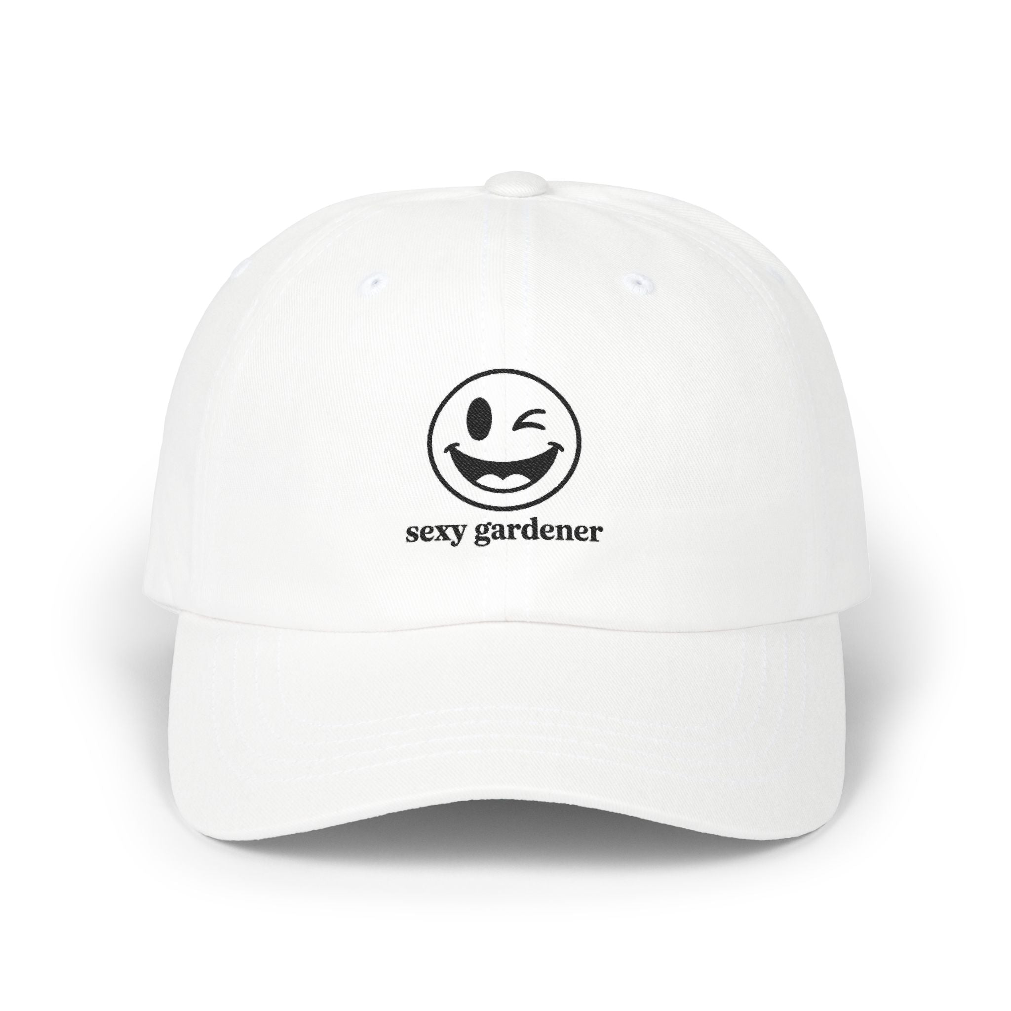 Dad Cap — "Sexy Gardener" Winking Smile Embroidered Hat