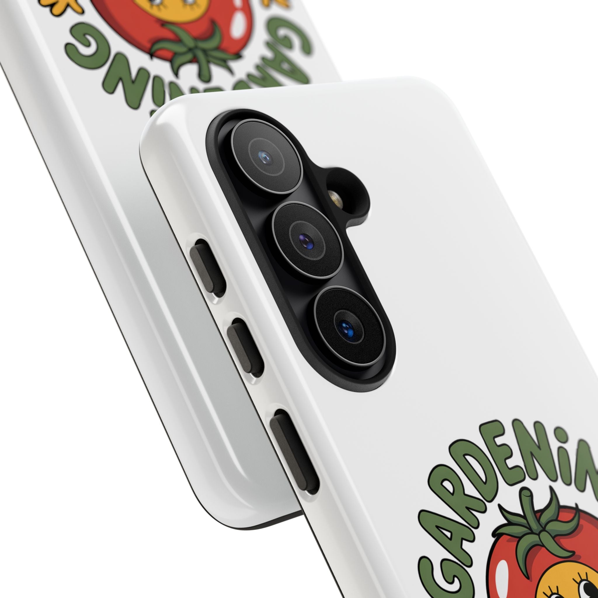 Gardening Skills Phone Case — Cute Tomato Plant Lover Protective Cover