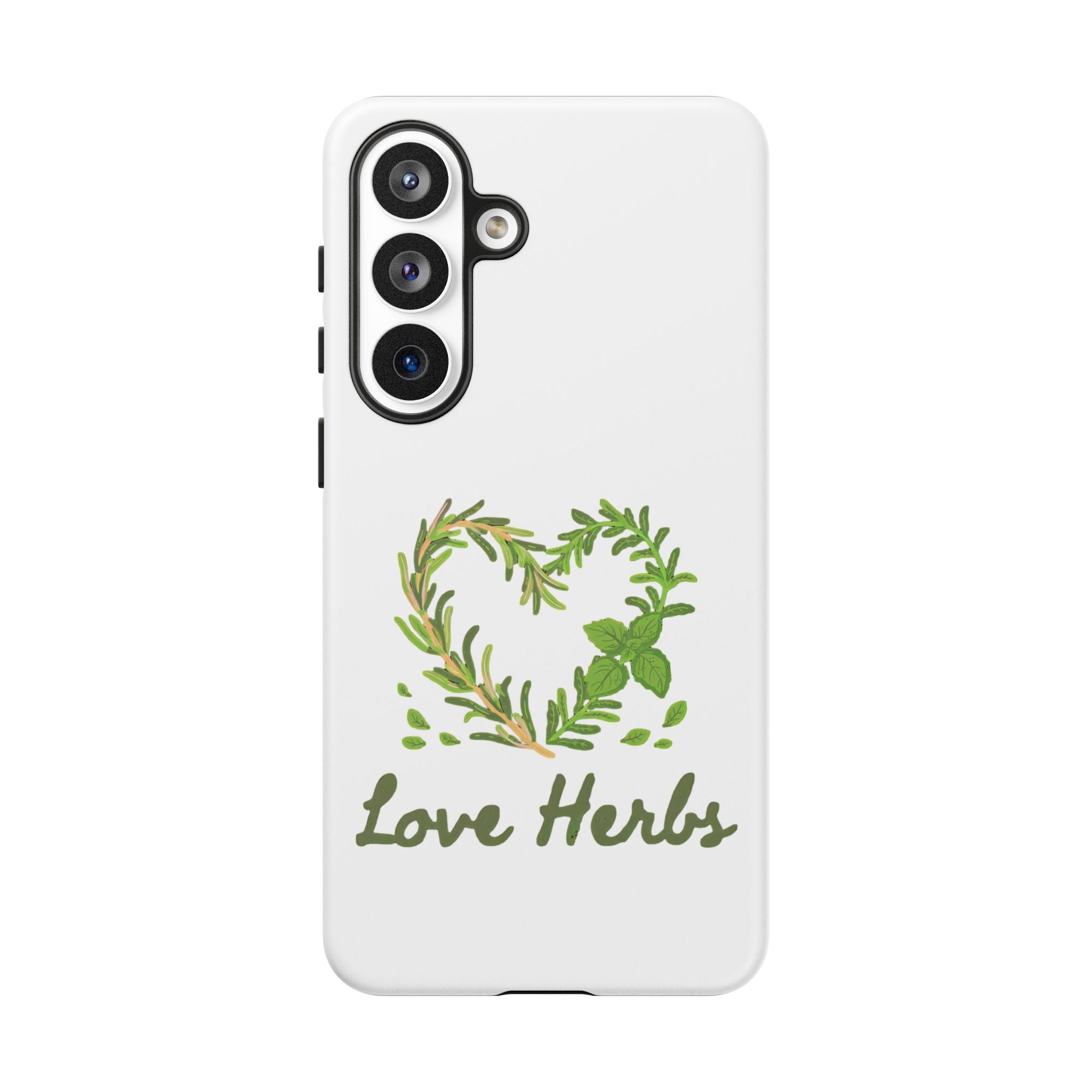 Herb Heart Phone Case - "Love Herbs" Botanical iPhone Cover