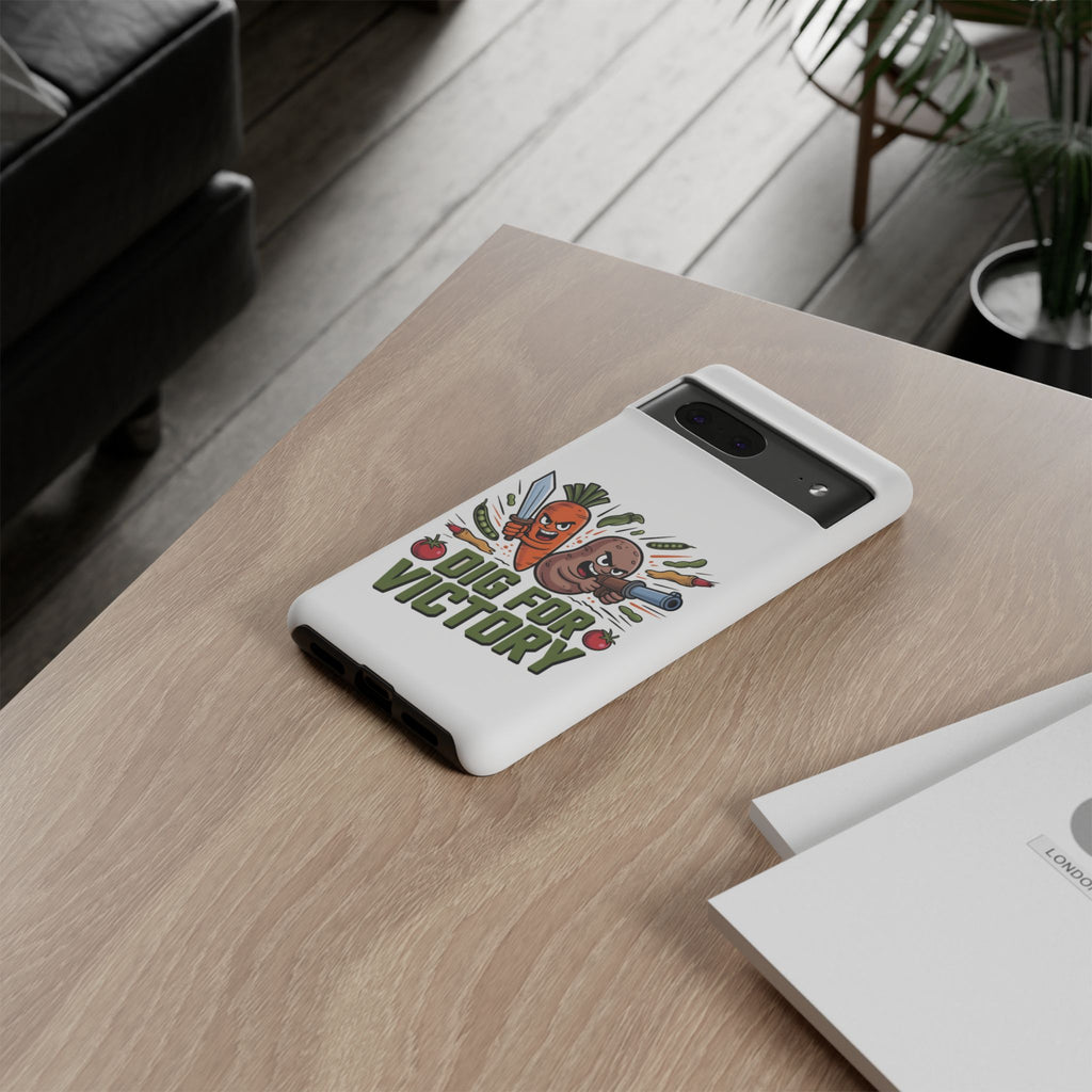 Phone Case — 'Dig For Victory' Veggie Combat Garden Design