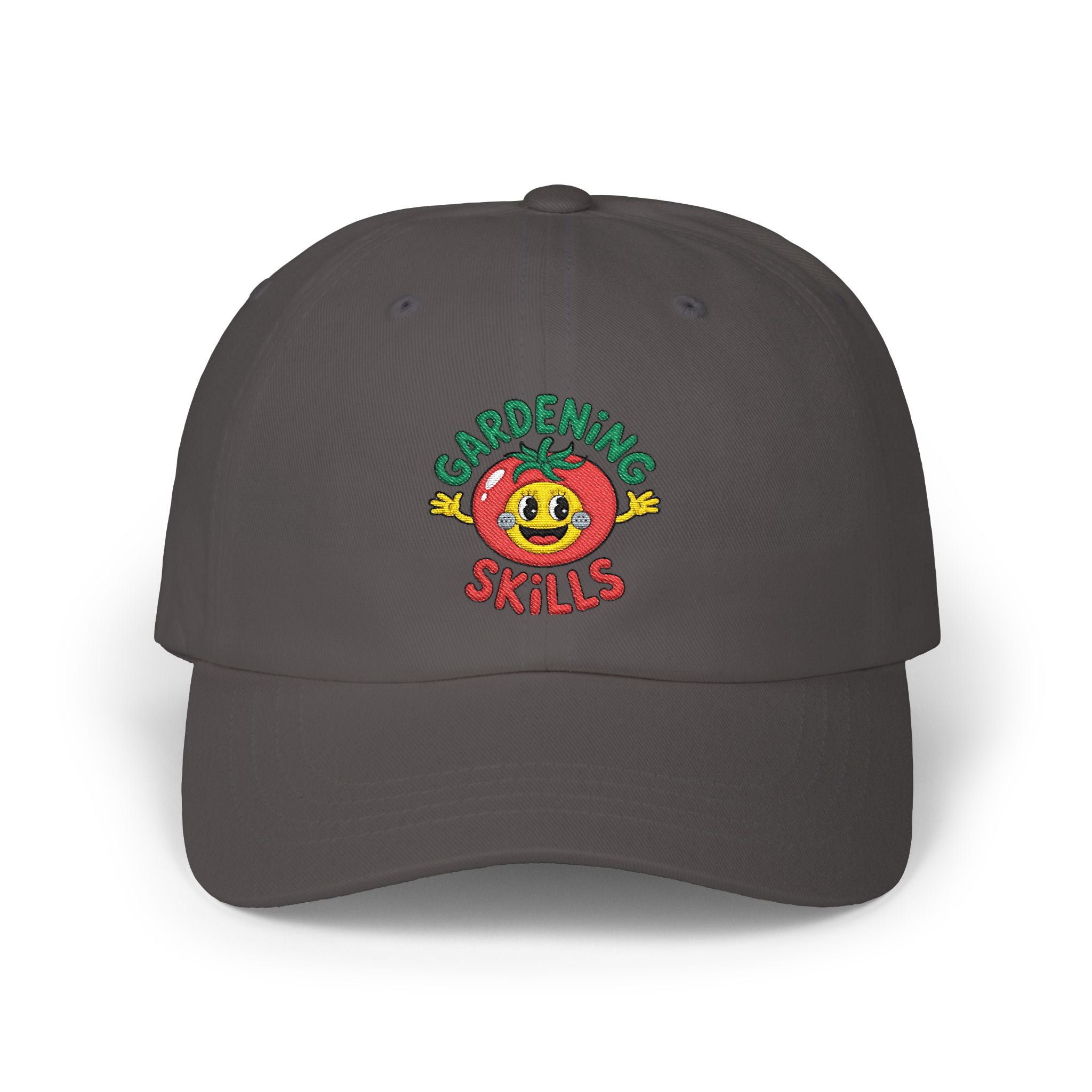 Gardening Skills Dad Cap — Embroidered Tomato Hat for Gardeners