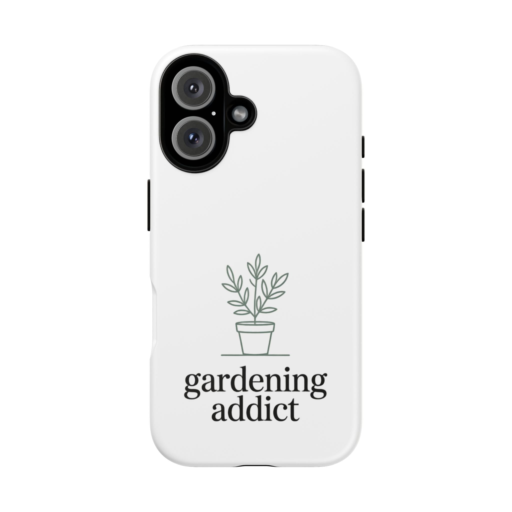 Phone Case — 'gardening addict' Minimal Plant Design