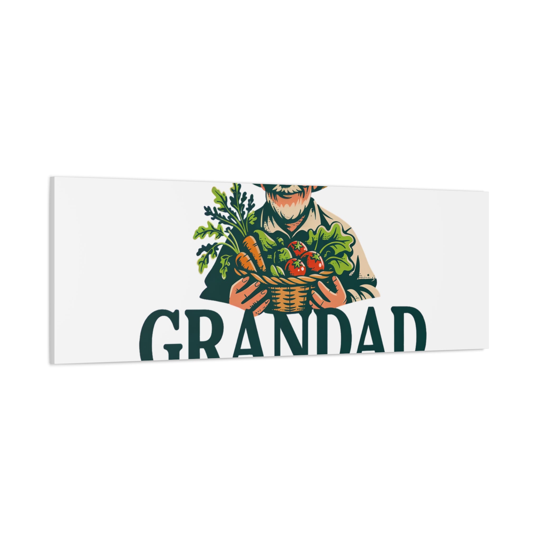 Grandad Top Gardener Canvas – Stretched Matte Wall Art
