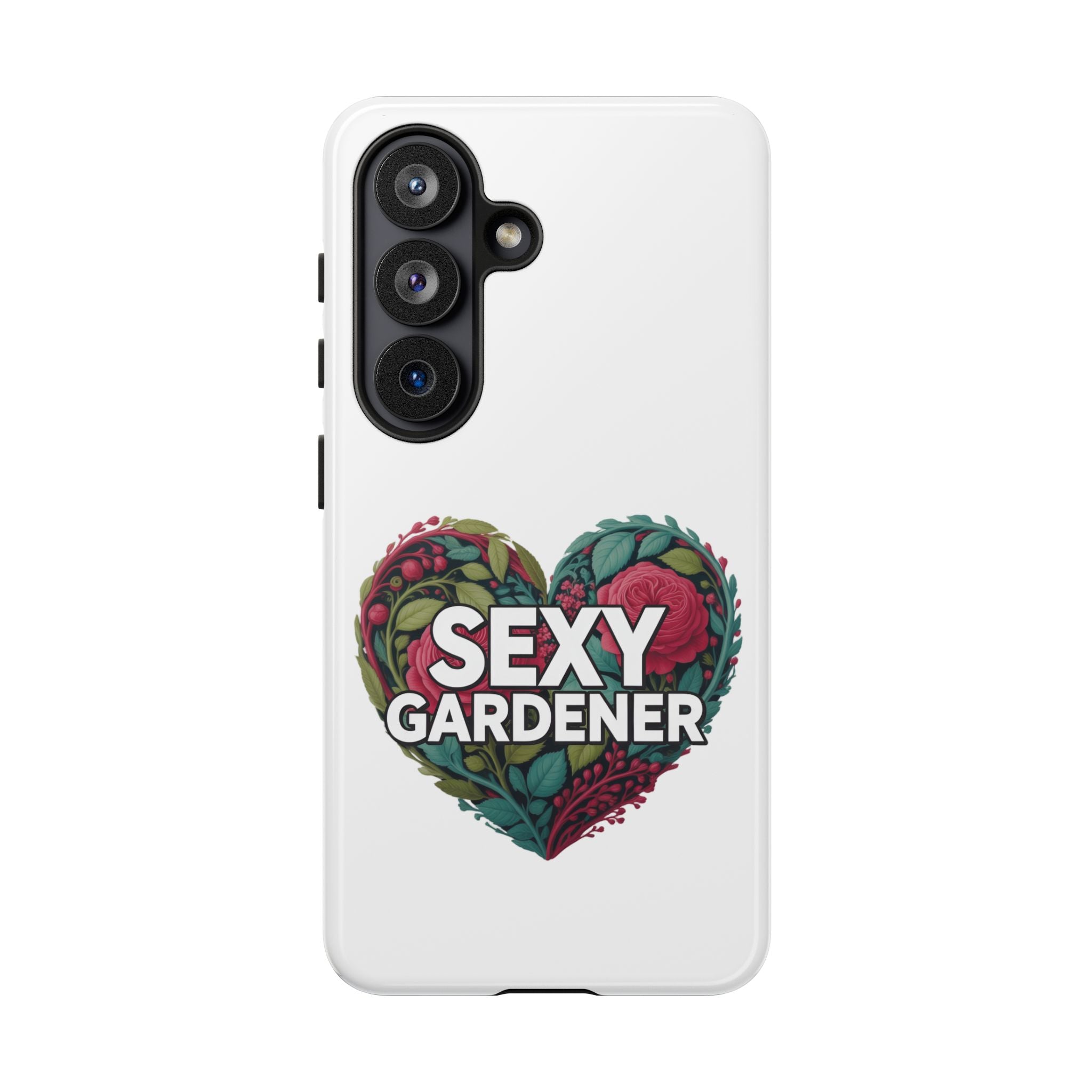 Sexy Gardener Phone Case — Floral Heart Garden Lover Tough Case