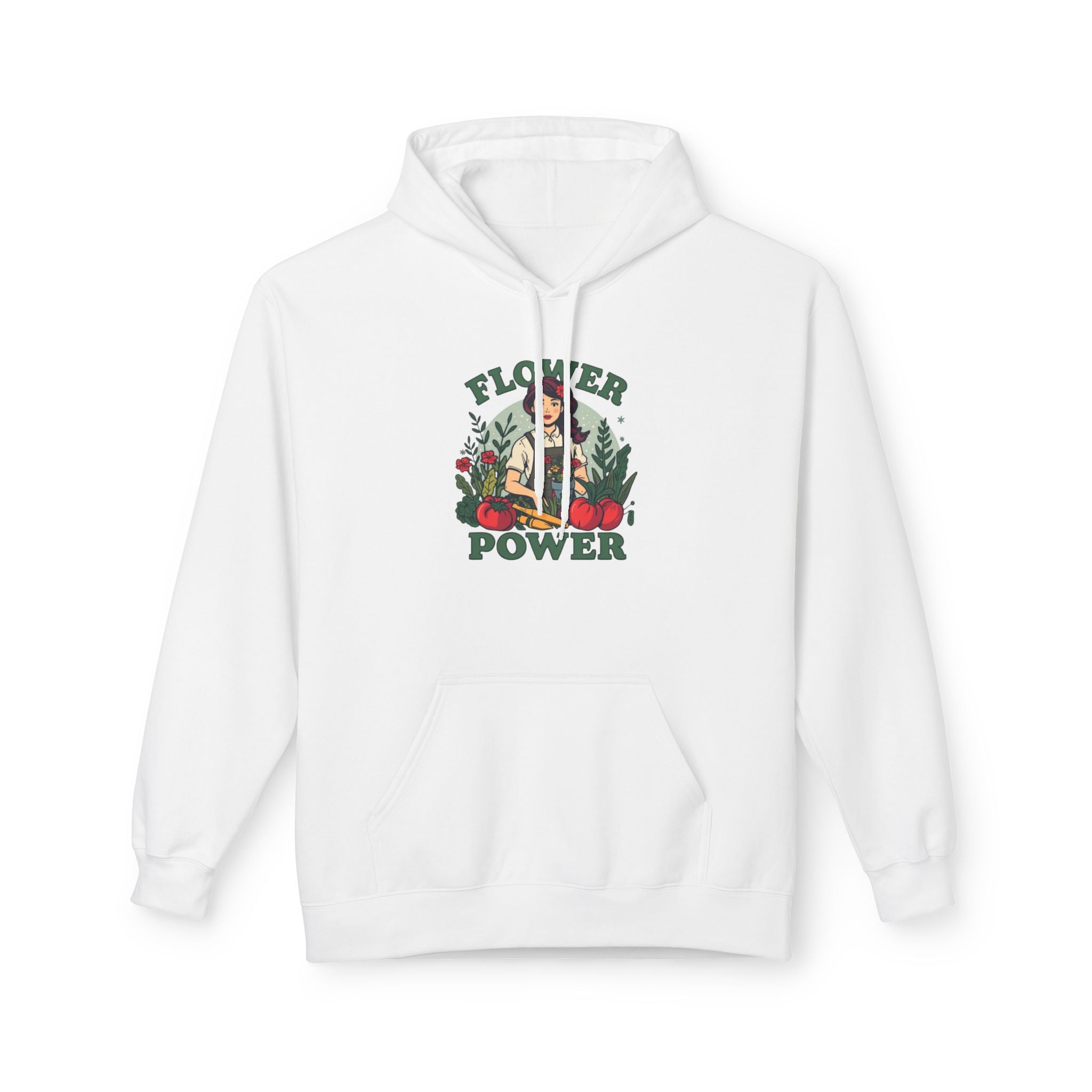 Flower Power Hoodie — Retro Floral Graphic Pullover