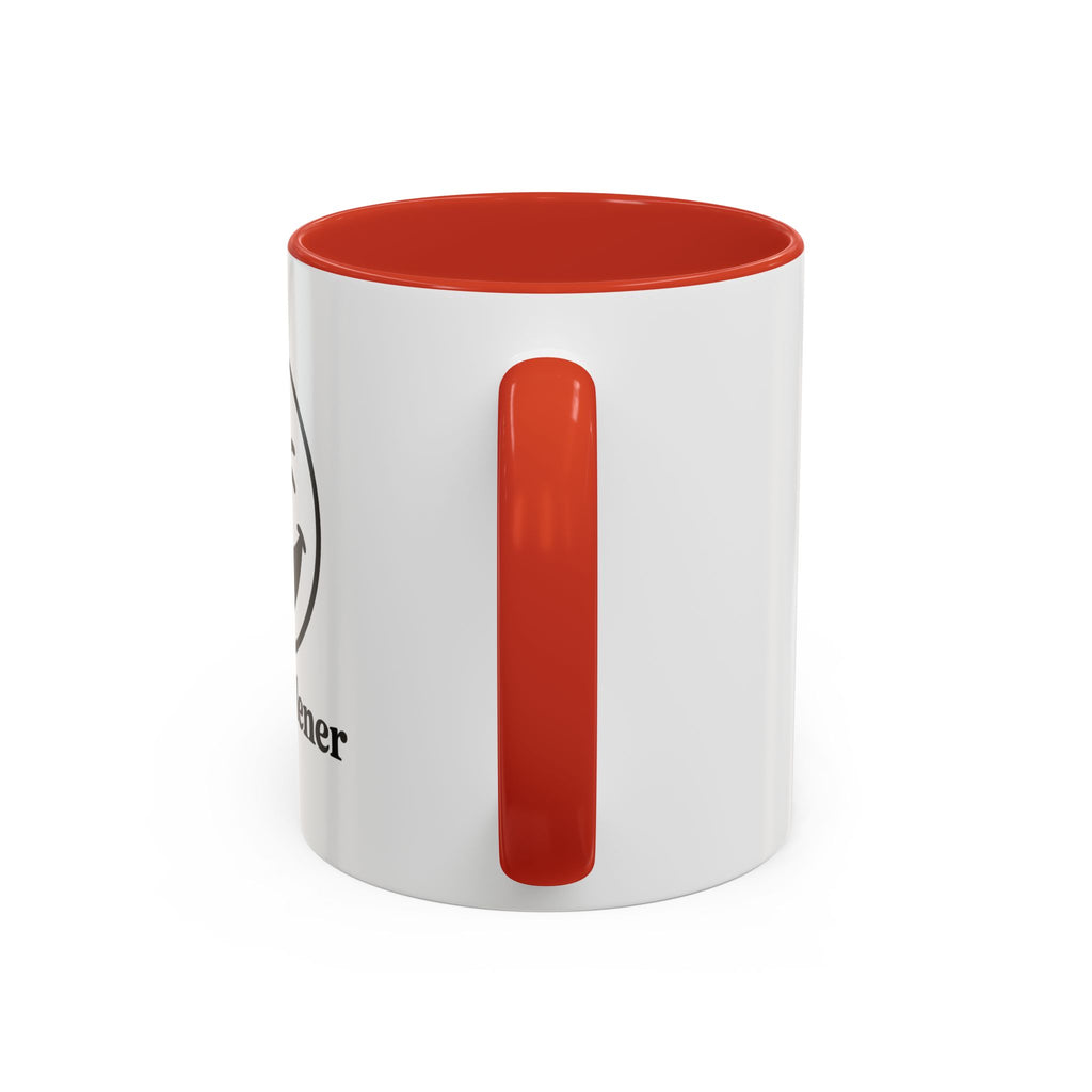 Sexy Gardener Accent Coffee Mug — Winking Smiley Plant Lover Gift (11/15oz)