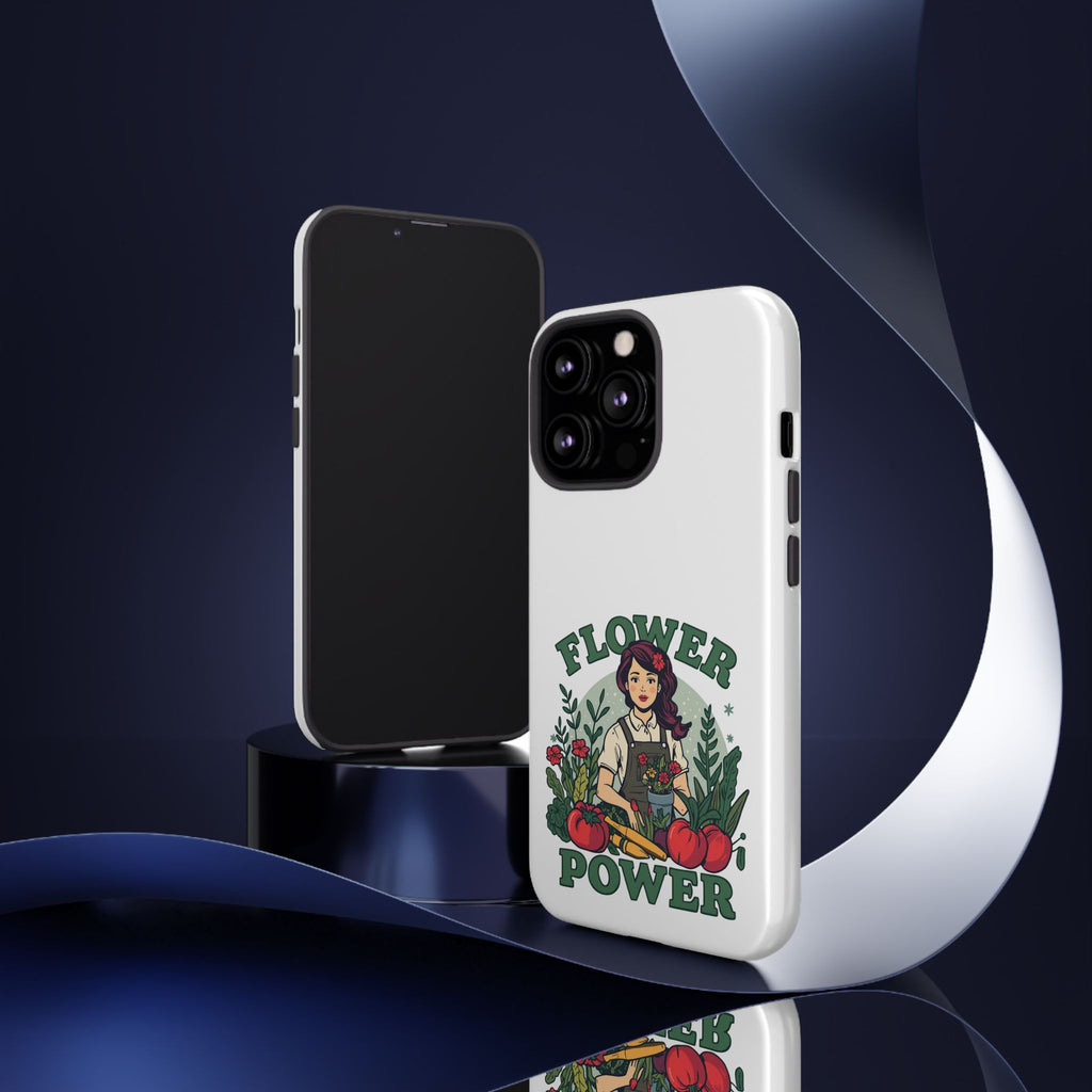 Phone Case - 'Flower Power' Retro Gardener Floral Protective Case