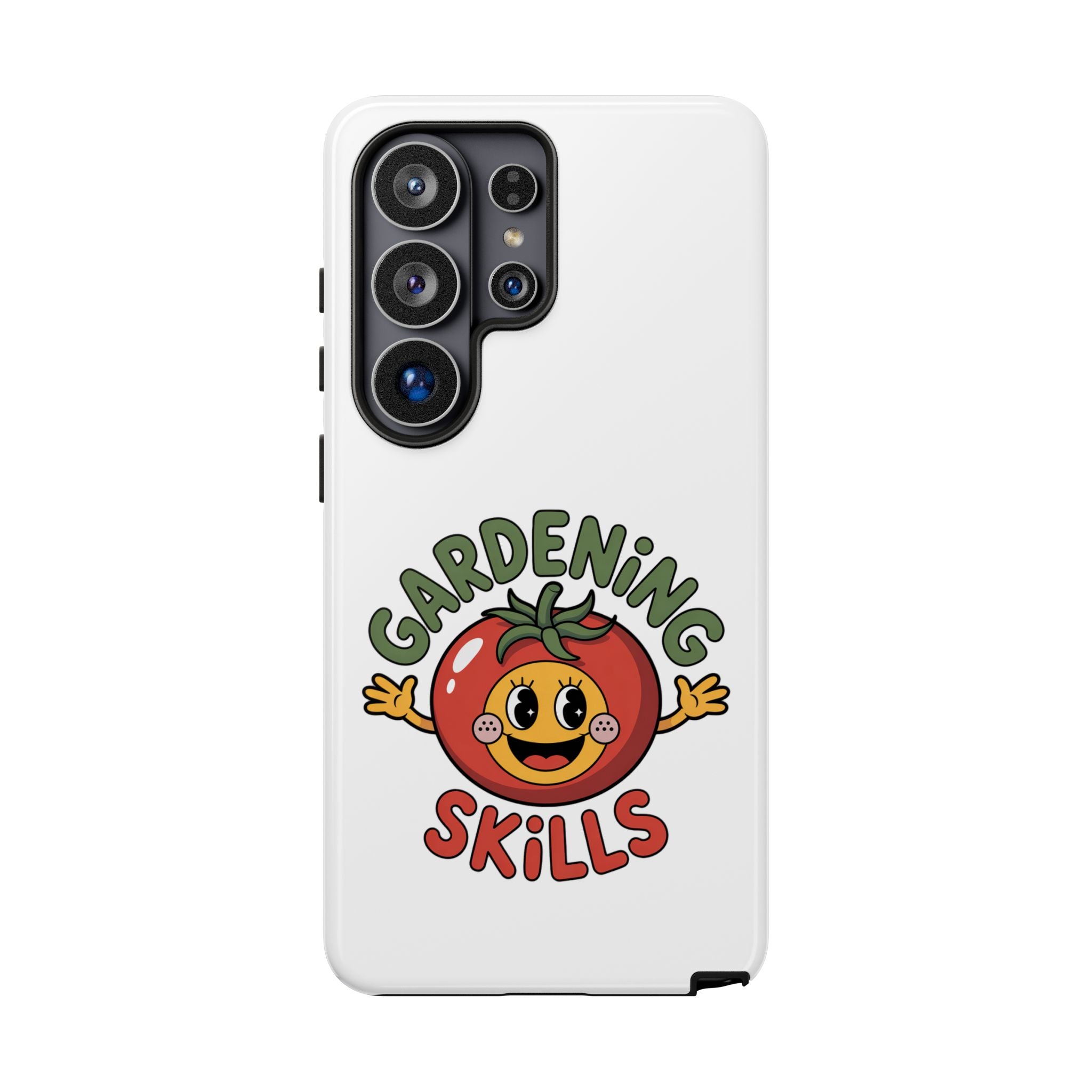 Gardening Skills Phone Case — Cute Tomato Plant Lover Protective Cover