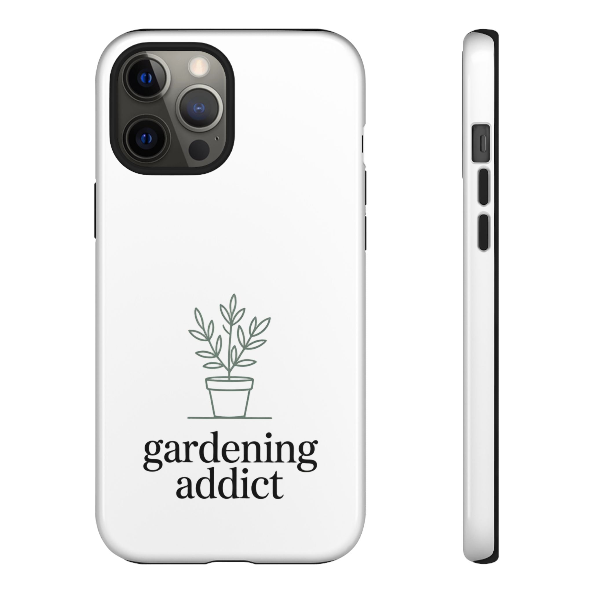 Phone Case — 'gardening addict' Minimal Plant Design