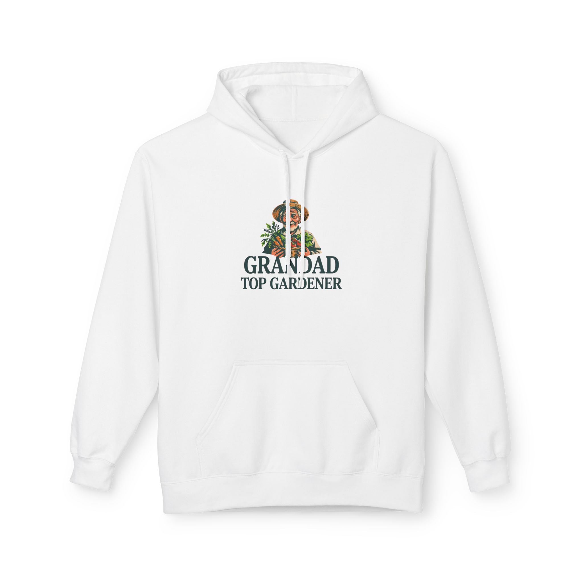 Grandad Top Gardener Hoodie – Floral Gardening Gift for Grandpa