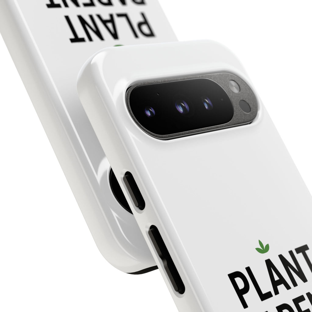 Plant Parent Tough Phone Case – Minimalist Plant Lover Protective Cover