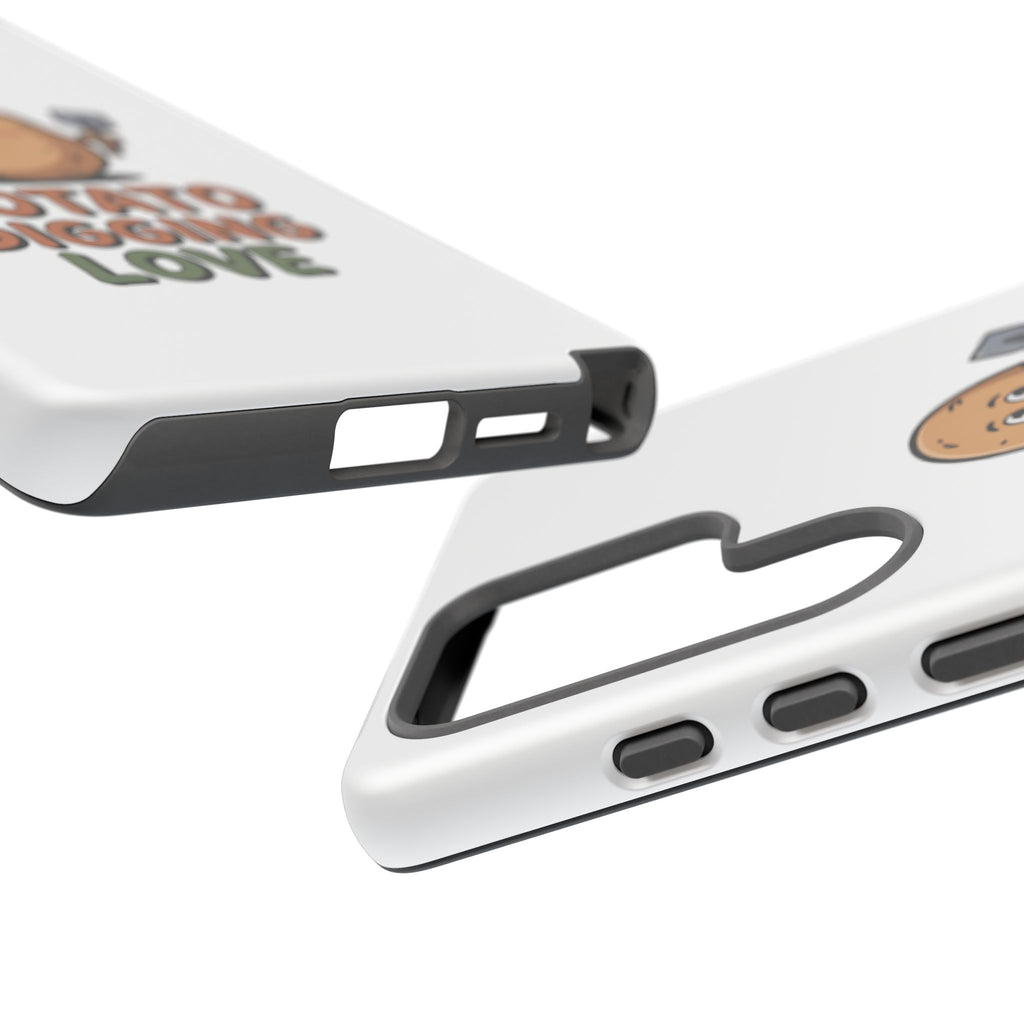 Phone Case — "Potato Digging Love" Cute Gardening Cartoon Protective Cover