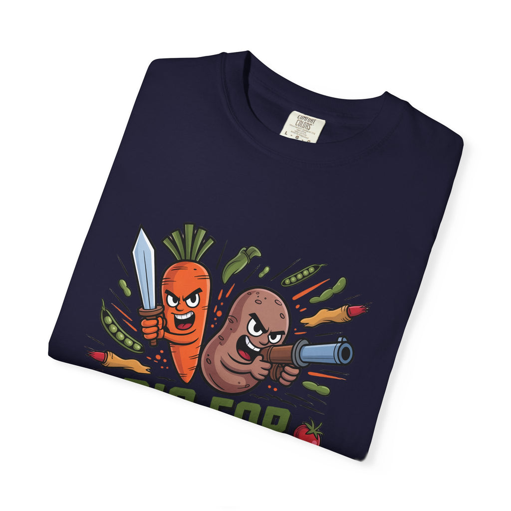 Dig for Victory T-Shirt — Retro Veggie Garden Graphic Tee