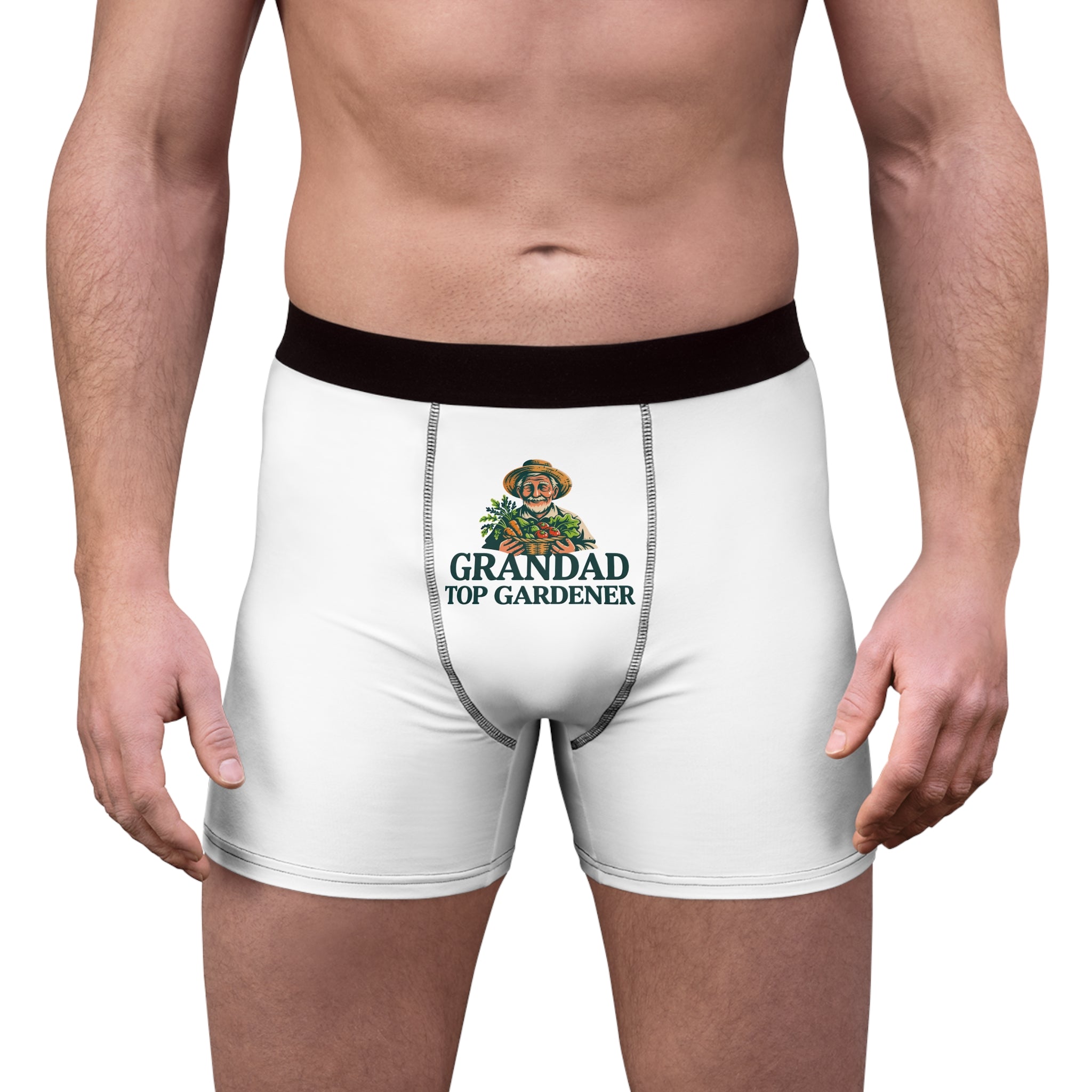 Grandad Top Gardener Boxer Briefs — Funny Father’s Day Men’s Underwear