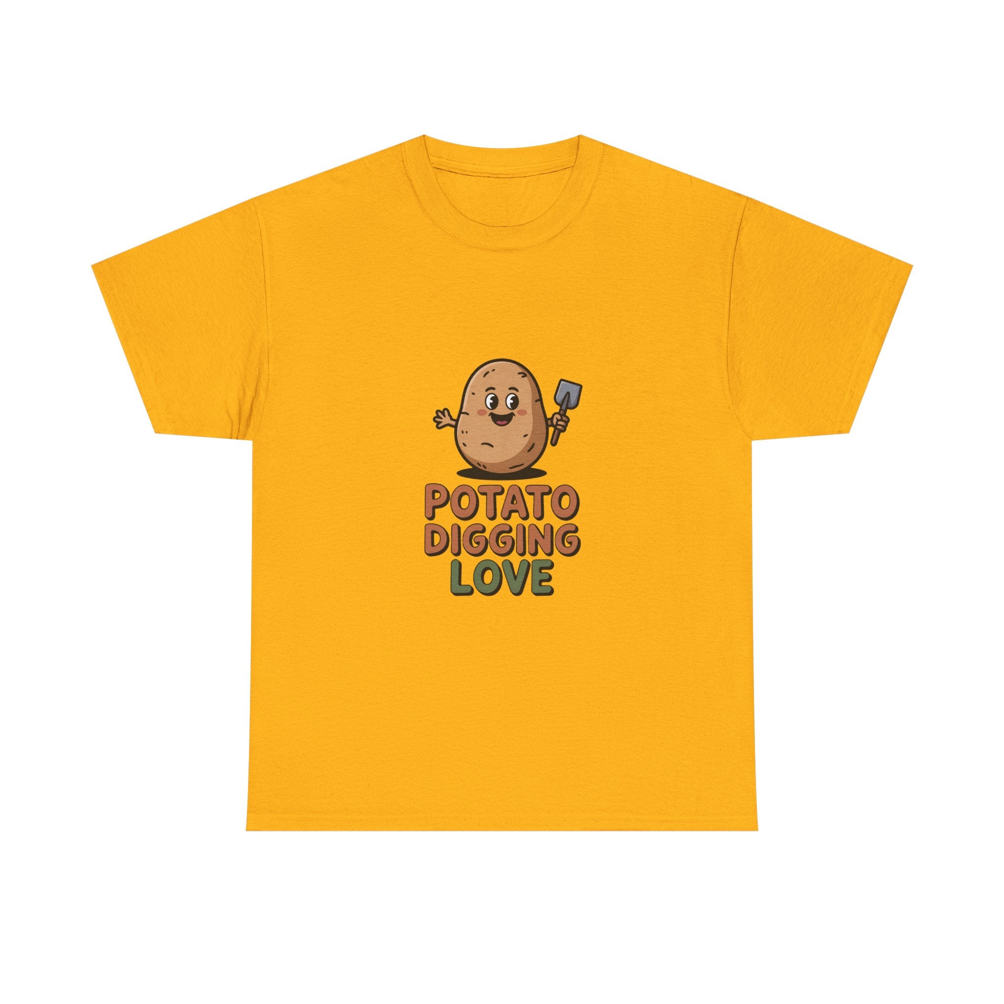 T-Shirt — "Potato Digging Love" Cute Gardening Veggie Tee