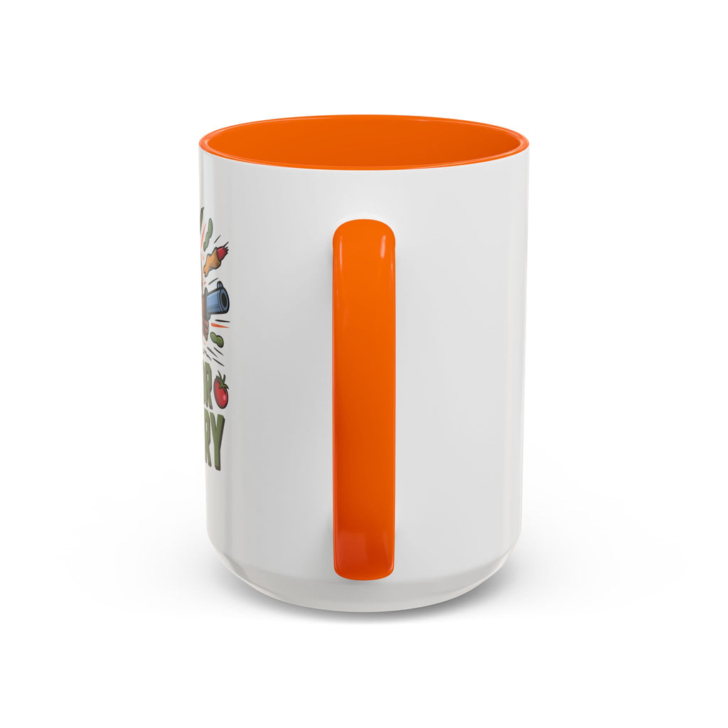 Dig For Victory Coffee Mug — Garden Veggie Cartoon Accent Mug (11/15oz)