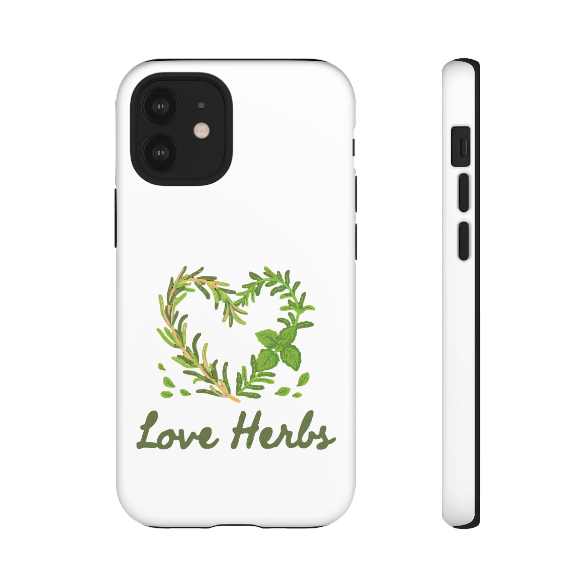 Herb Heart Phone Case - "Love Herbs" Botanical iPhone Cover